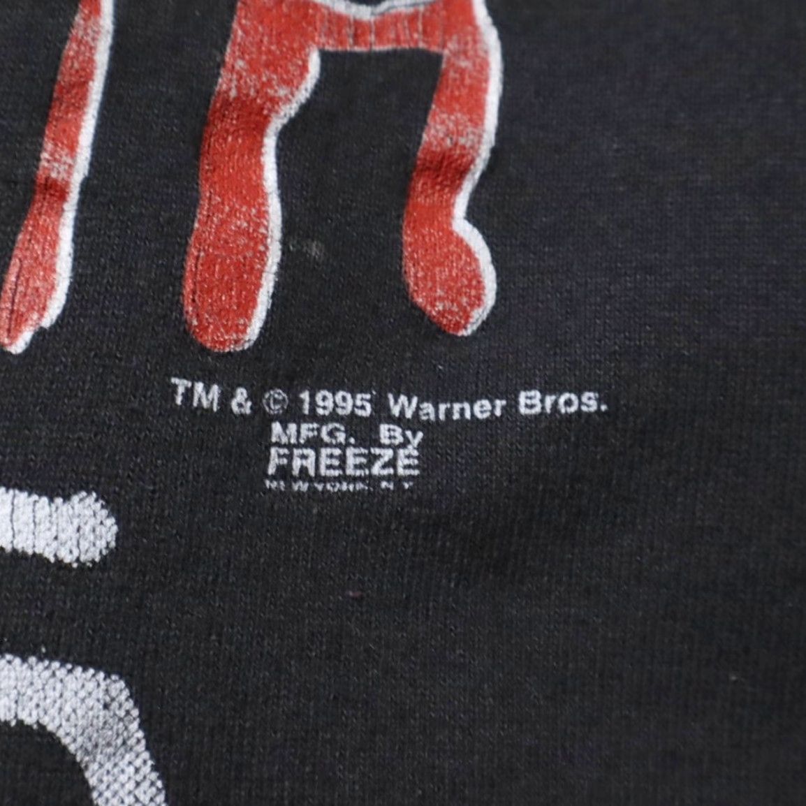Tultex VTG Tultex Freeze Tasmanian Devil Sweatshirt Black Men's XL Shirt Size US XL / EU 56 / 4 - 6 Thumbnail