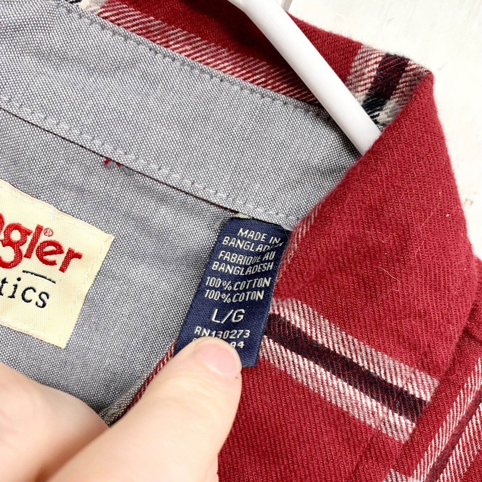 Wrangler Wrangler Shirt Sz Large Button Down Front Pockets Plaid Red Size US L / EU 52-54 / 3 - 3 Thumbnail