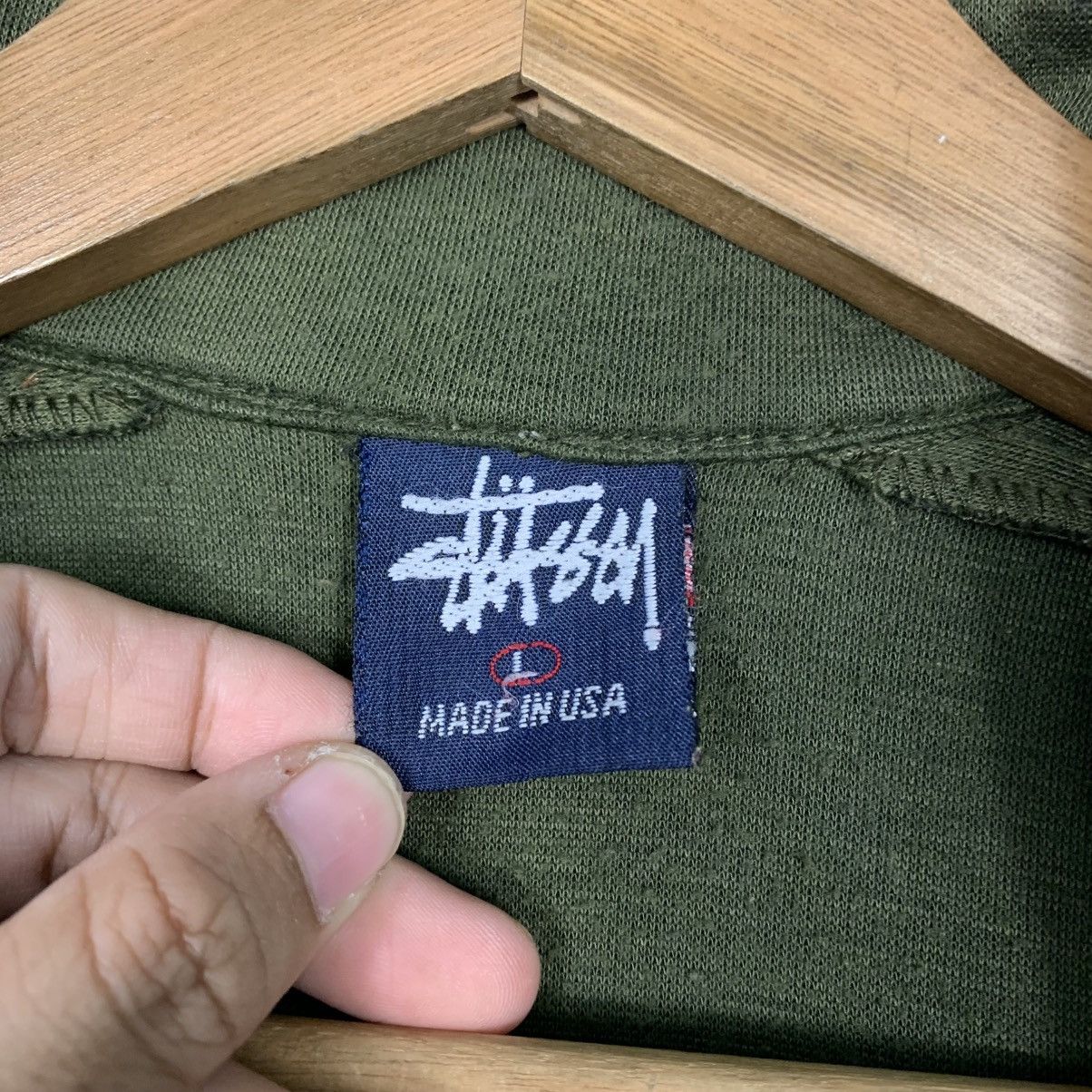 Stussy Vintage Stussy Zipper Jacket Made In USA Size L / US 10 / IT 46 - 16 Thumbnail