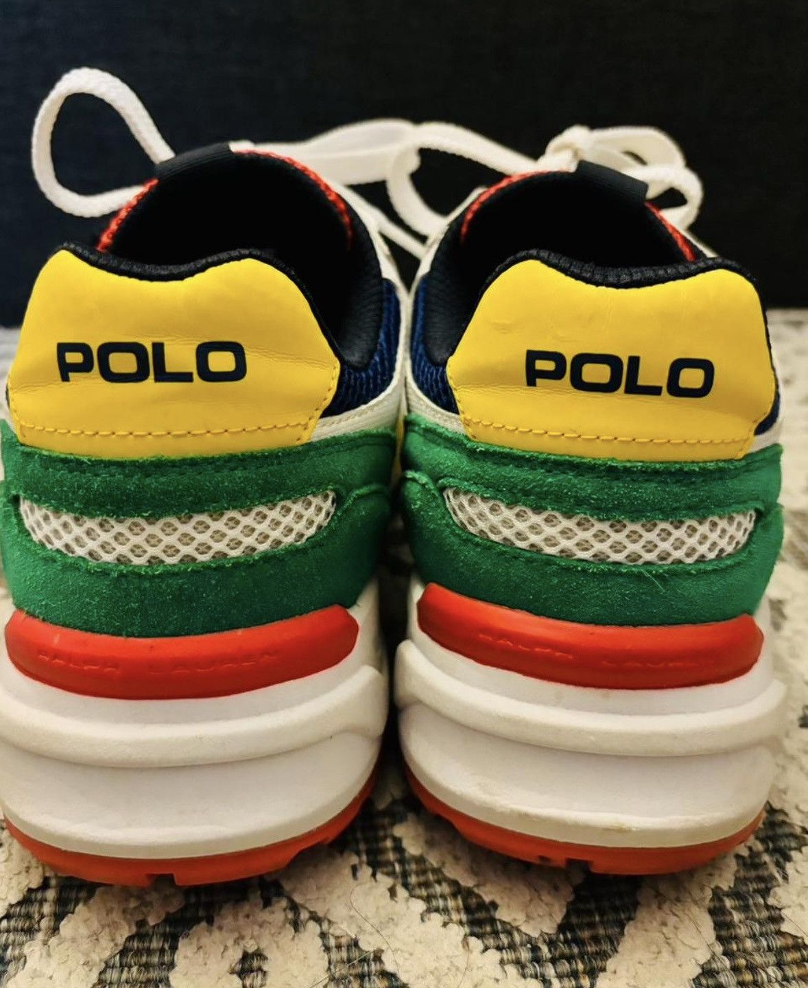 Polo Ralph Lauren Ralph lauren multi colored suede trainers. Size US 7.5 / EU 40-41 - 4 Thumbnail