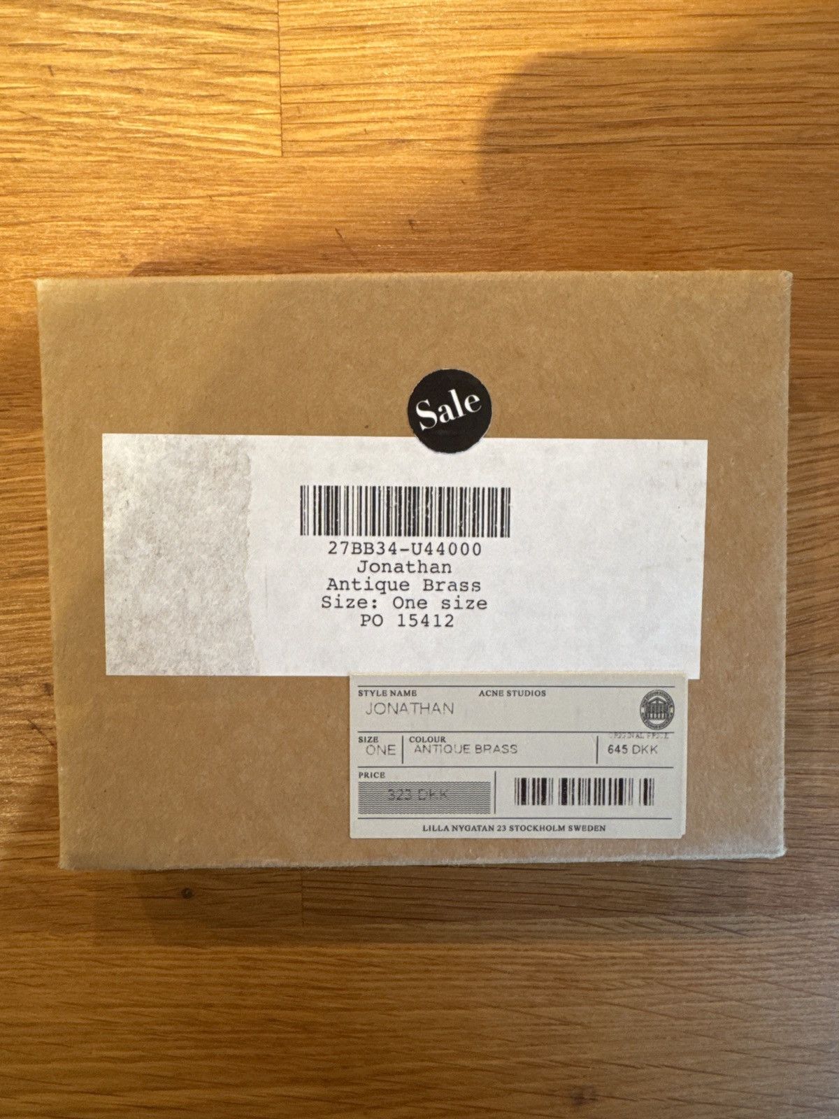 Acne Studios Archive “Jonathan” Brass Necklace Size ONE SIZE - 9 Thumbnail