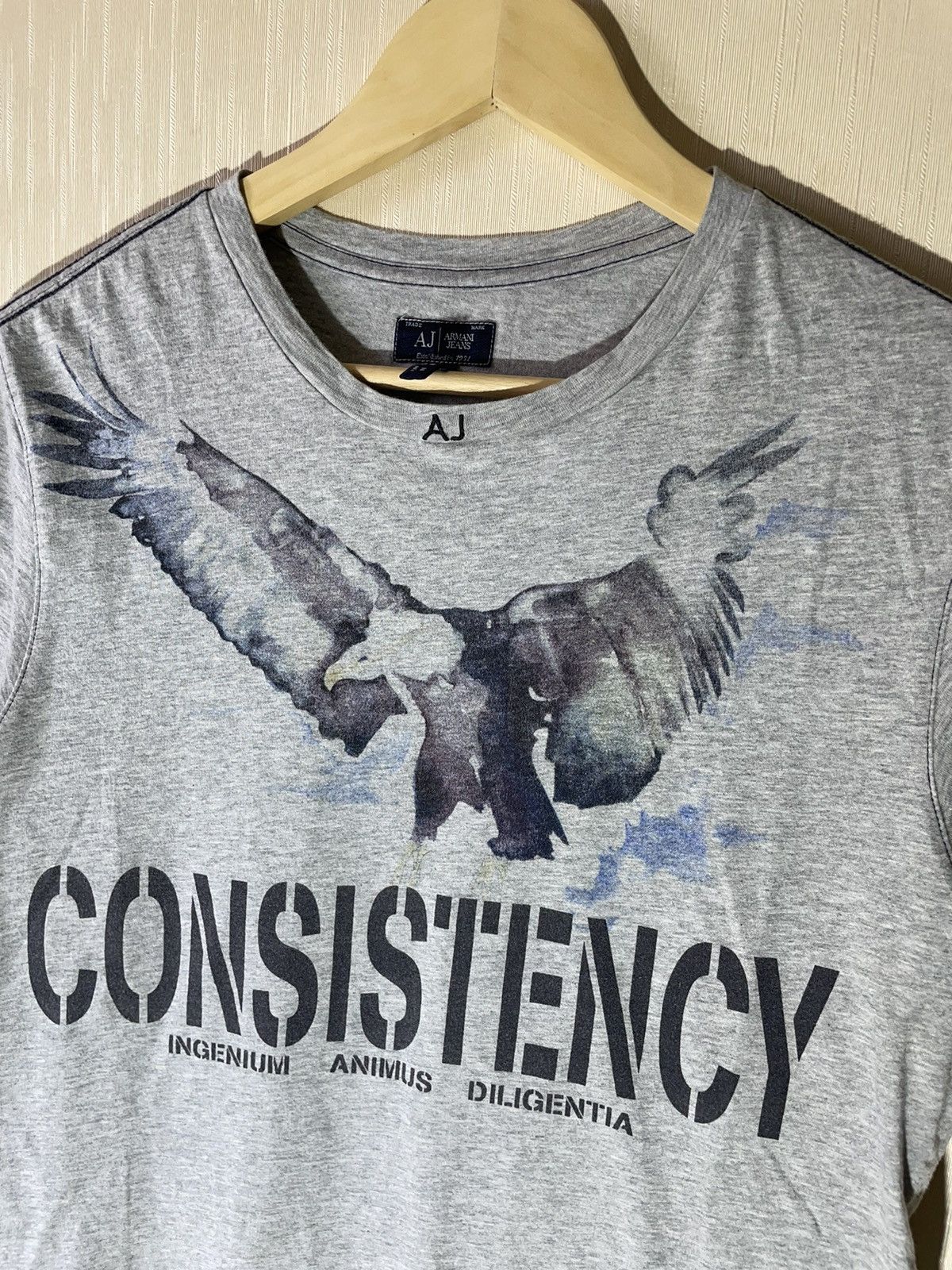 Armani × Vintage Armani jeans vintage streetwear T shirt Size US M / EU 48-50 / 2 - 2 Thumbnail