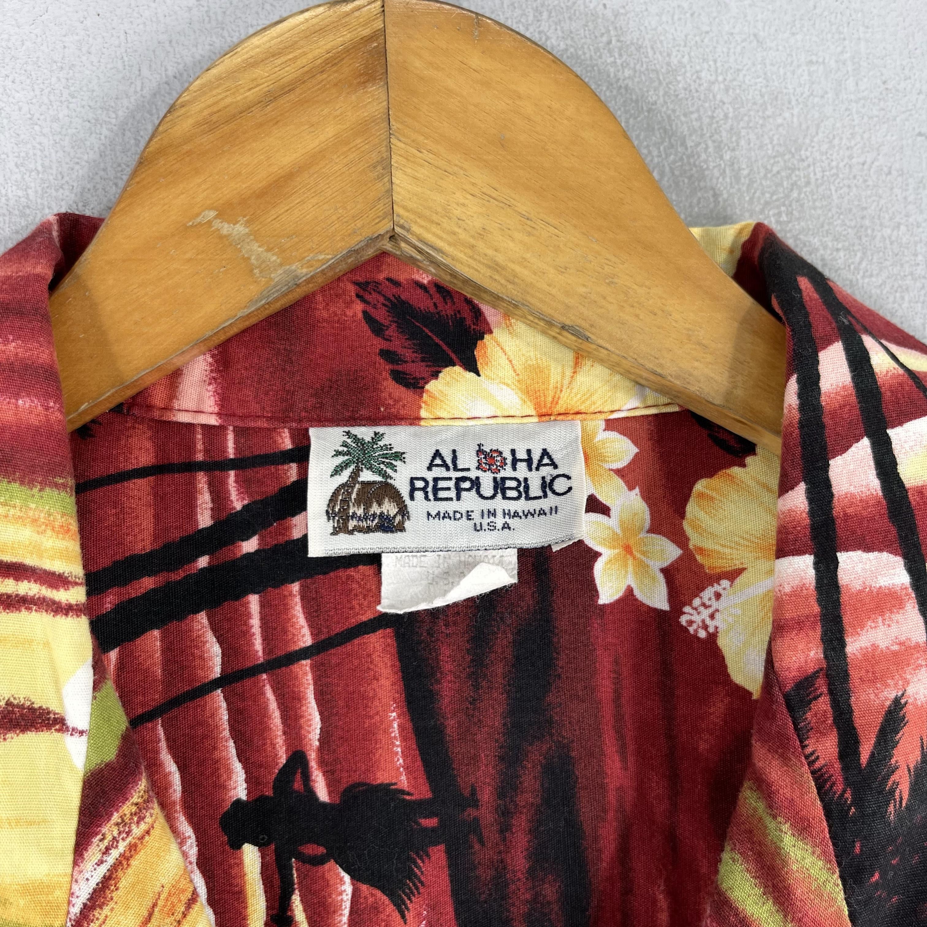 Vintage Vintage 90s Island Beach Aloha Tropical Floral Hawaii Shirt Size US L / EU 52-54 / 3 - 5 Thumbnail