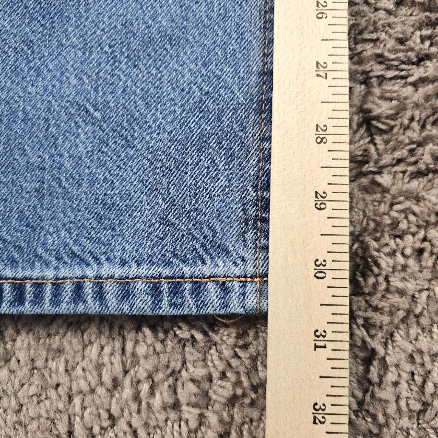 Vintage Aéropostale Jeans Womens 14 Straight Distressed Medium Wash Blue 90s 33x31 Size 33" - 6 Thumbnail