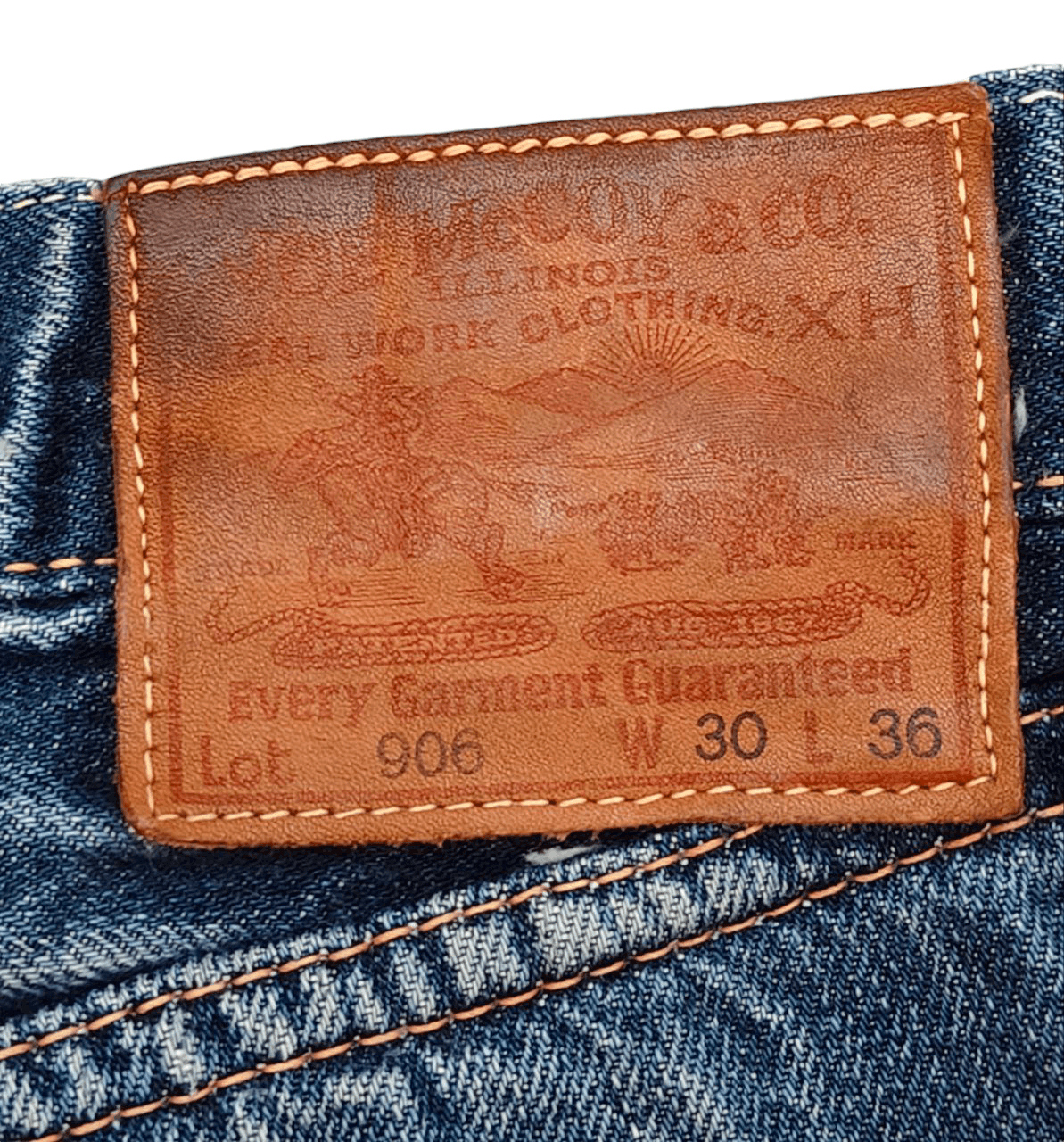 The Real McCoy's Joe McCoy Selvedge Denim Size US 31 - 4 Thumbnail