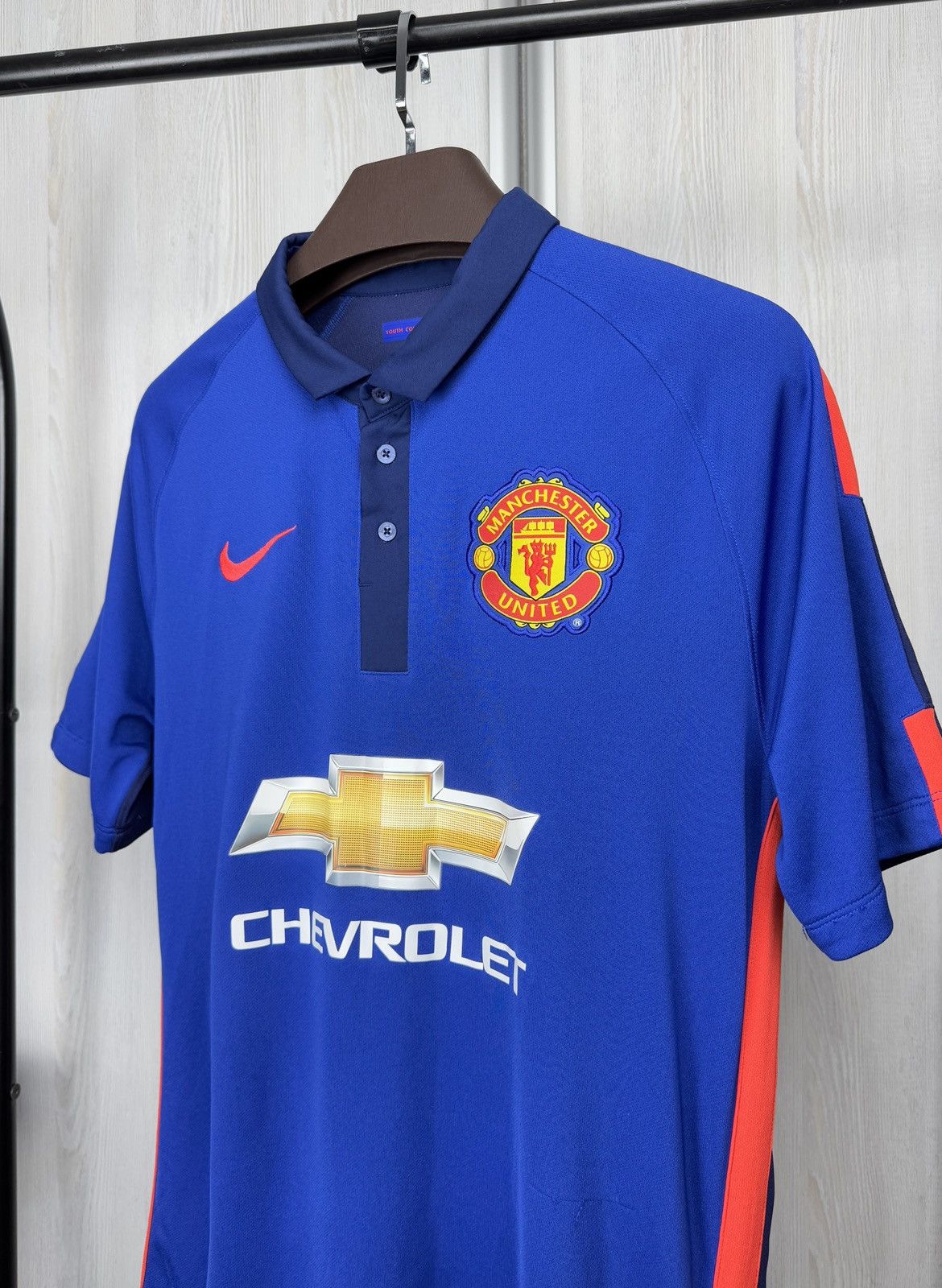 Nike Authentic Nike Manchester United 2014-15 Third Soccer Jersey Size US M / EU 48-50 / 2 - 4 Thumbnail
