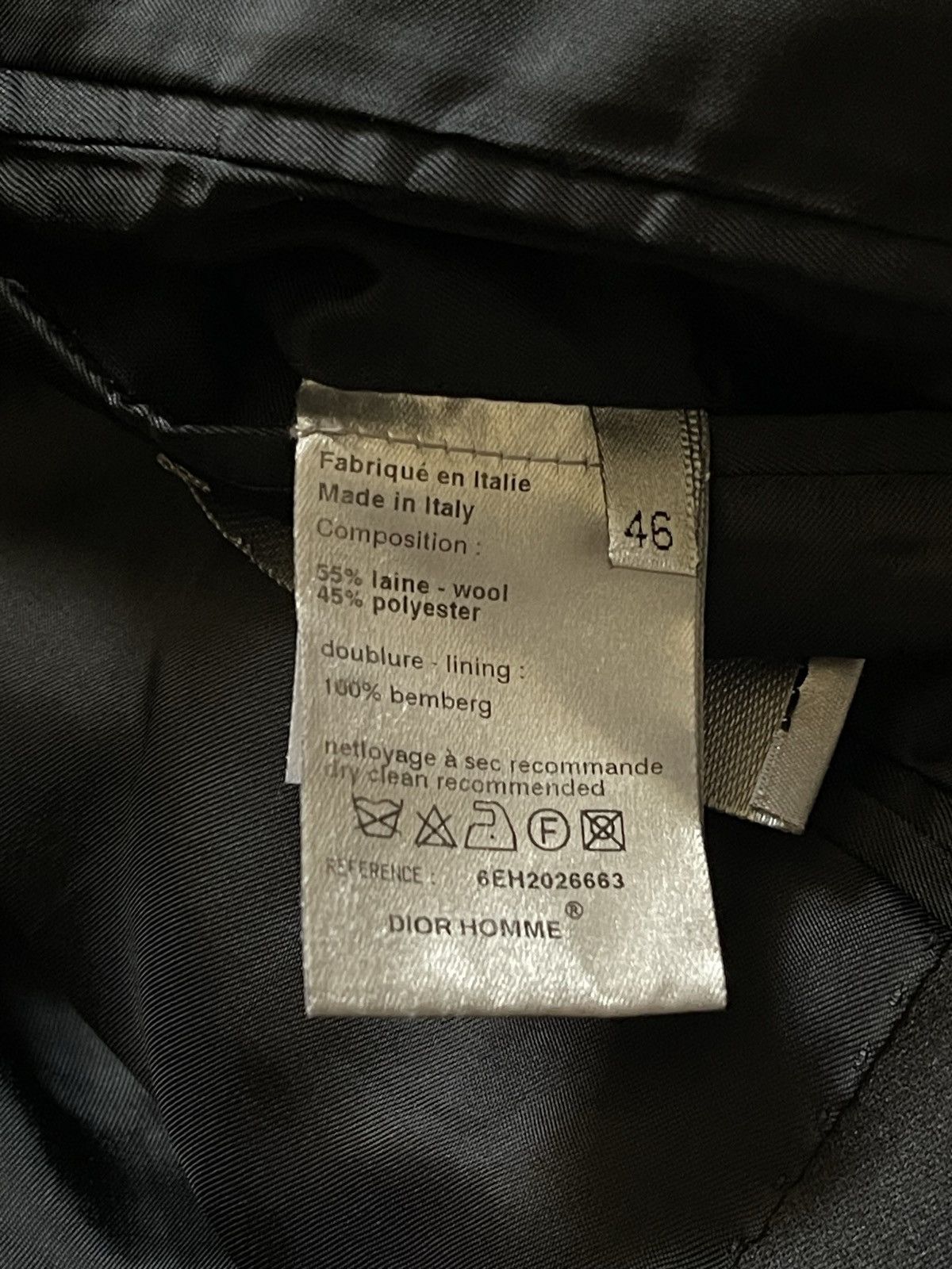 Hedi Slimane Dior Homme 06SS Satin Peak Lapel Blazer Size 46R - 5 Thumbnail