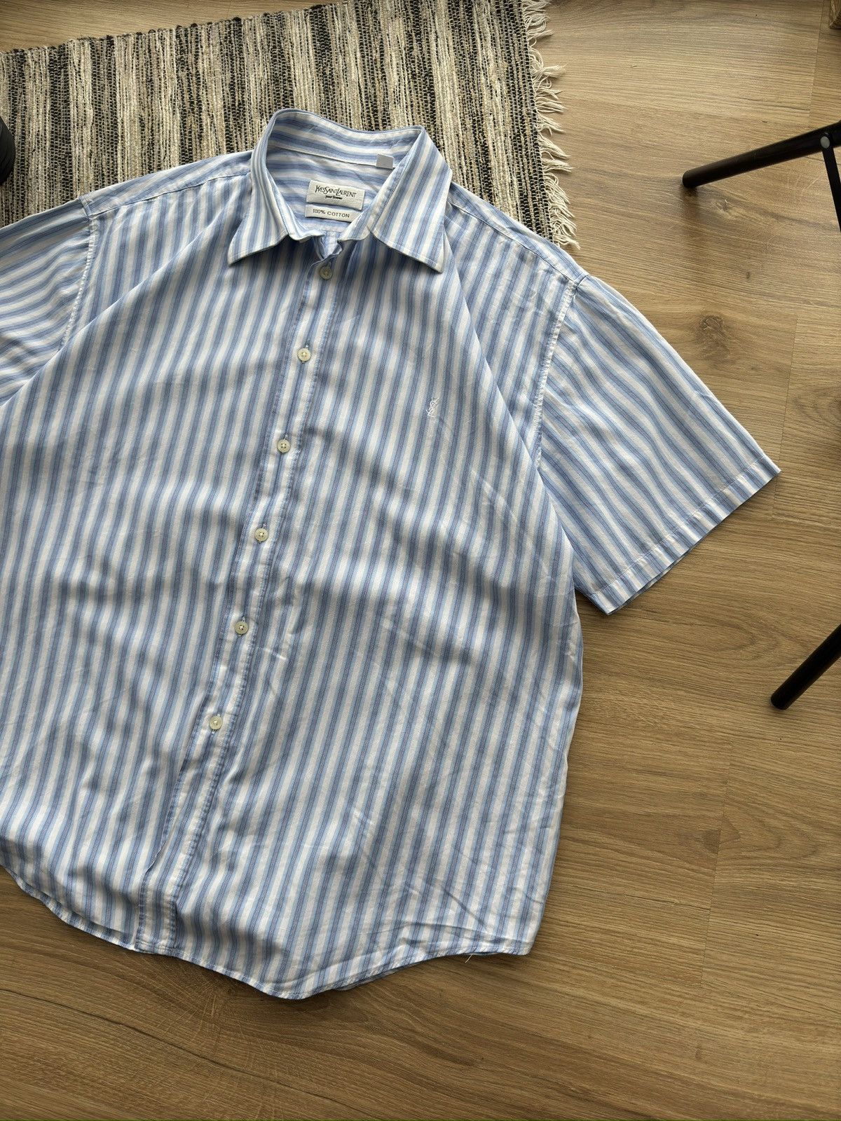 Other Yves Saint Laurent YSL vintage short sleeve summer shirt Size US XL / EU 56 / 4 - 3 Thumbnail