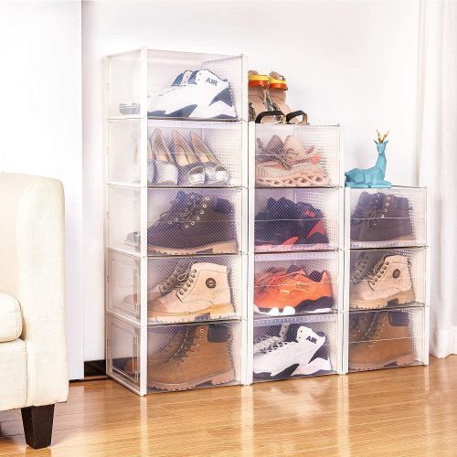Designer × Homemade Storage Shoe Box; Foldable Clear Sneaker Display Box; Stacka Size US L / EU 52-54 / 3 - 2 Thumbnail