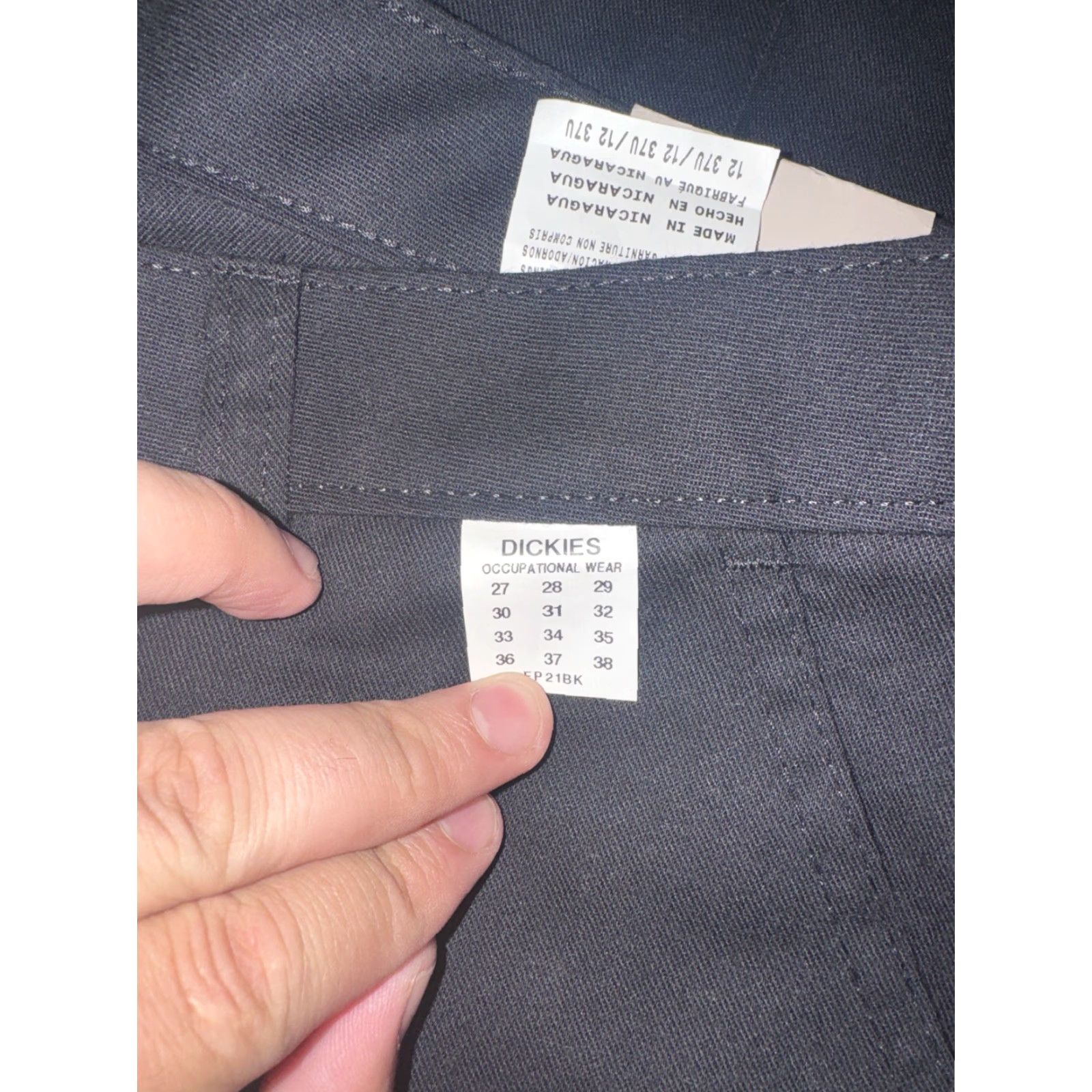 Dickies Dickies Women Chino Pants 35x36 Black BNWT Regular Pants Women 35 Chino BNWT Black Described Size 24" / US 00 / IT 34 - 4 Thumbnail