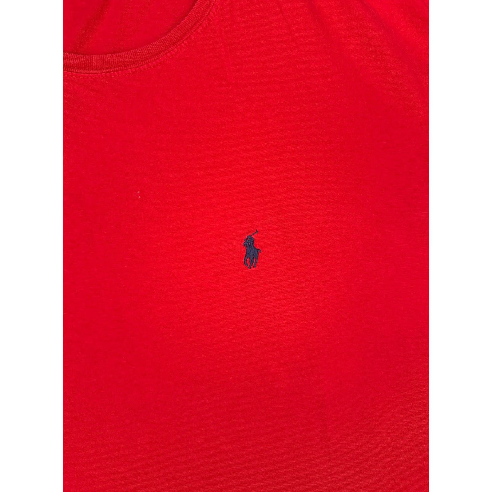 Ralph Lauren VINTAGE Polo Ralph Lauren Shirt Men Extra Large Red Crew Neck Short Sleeve 100% Cotton Size US XL / EU 56 / 4 - 6 Thumbnail