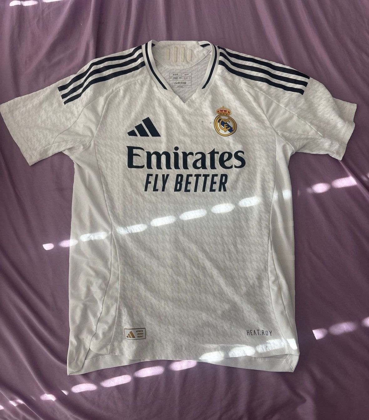 Adidas Real Madrid Home Jersey player edition size M