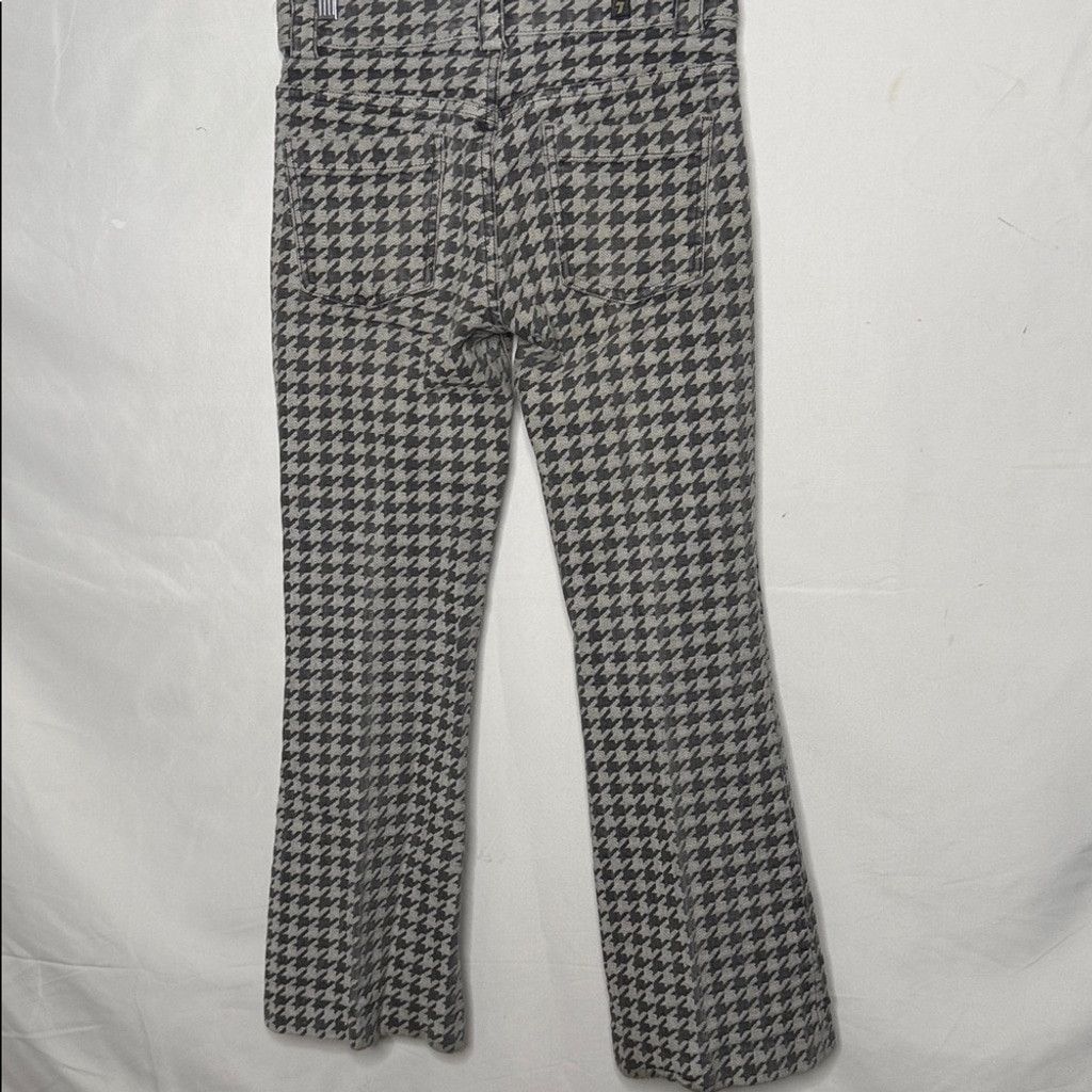 7 For All Mankind Limited 7 for all mankind houndstooth boot cut jeans sz 28 Size 28" / US 6 / IT 42 - 8 Thumbnail