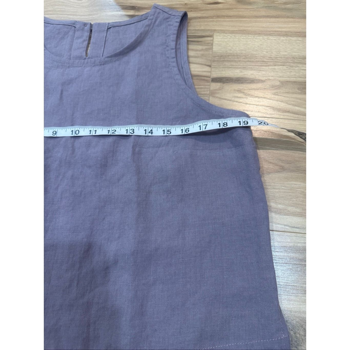 Other NotPerfectLinen new linen sleeveless Bay top caffe mocha siz Size M / US 6-8 / IT 42-44 - 3 Thumbnail