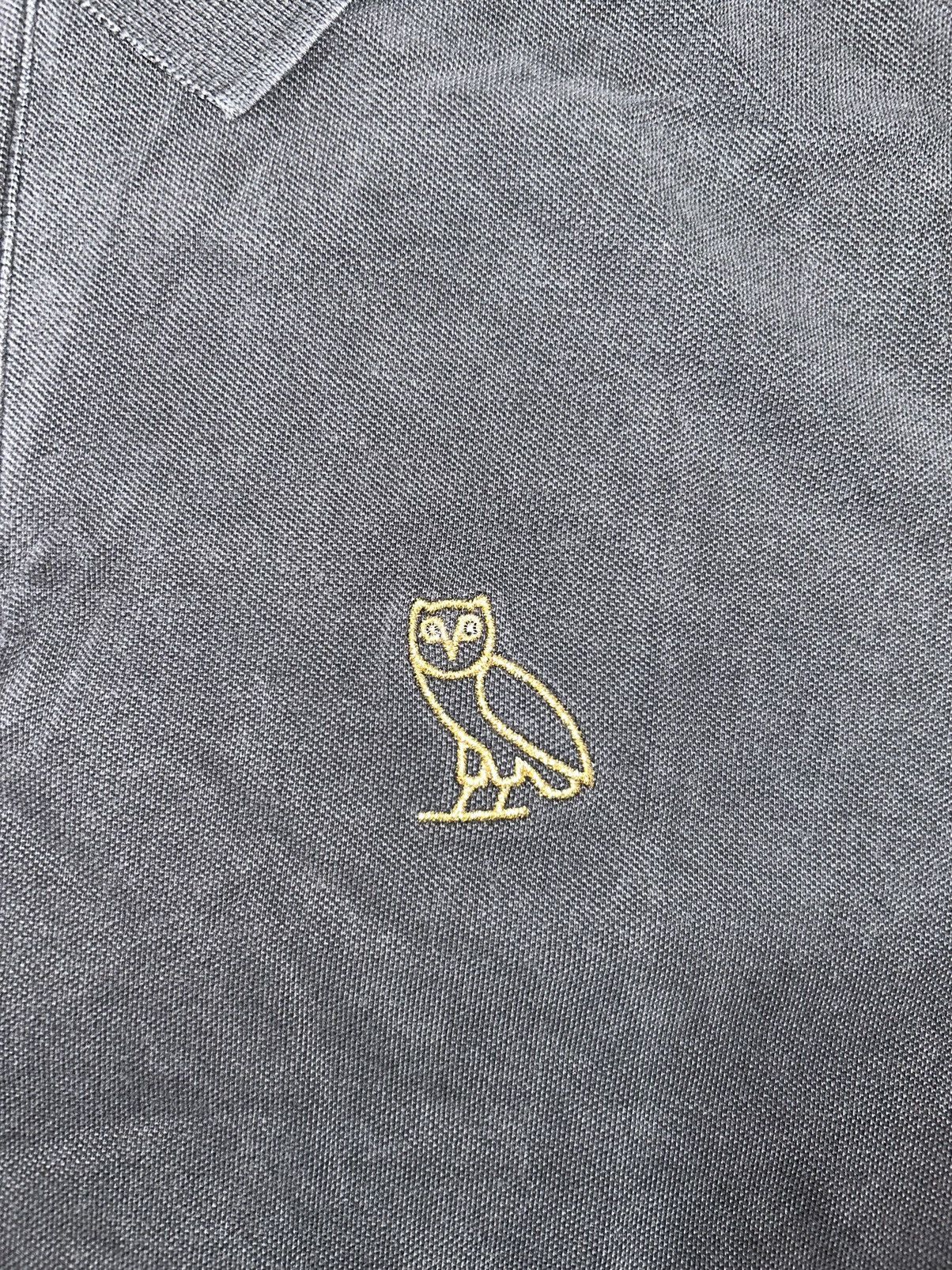 October's Very Own OVO GARMENT DYE BLACK POLO Size US XL / EU 56 / 4 - 4 Thumbnail