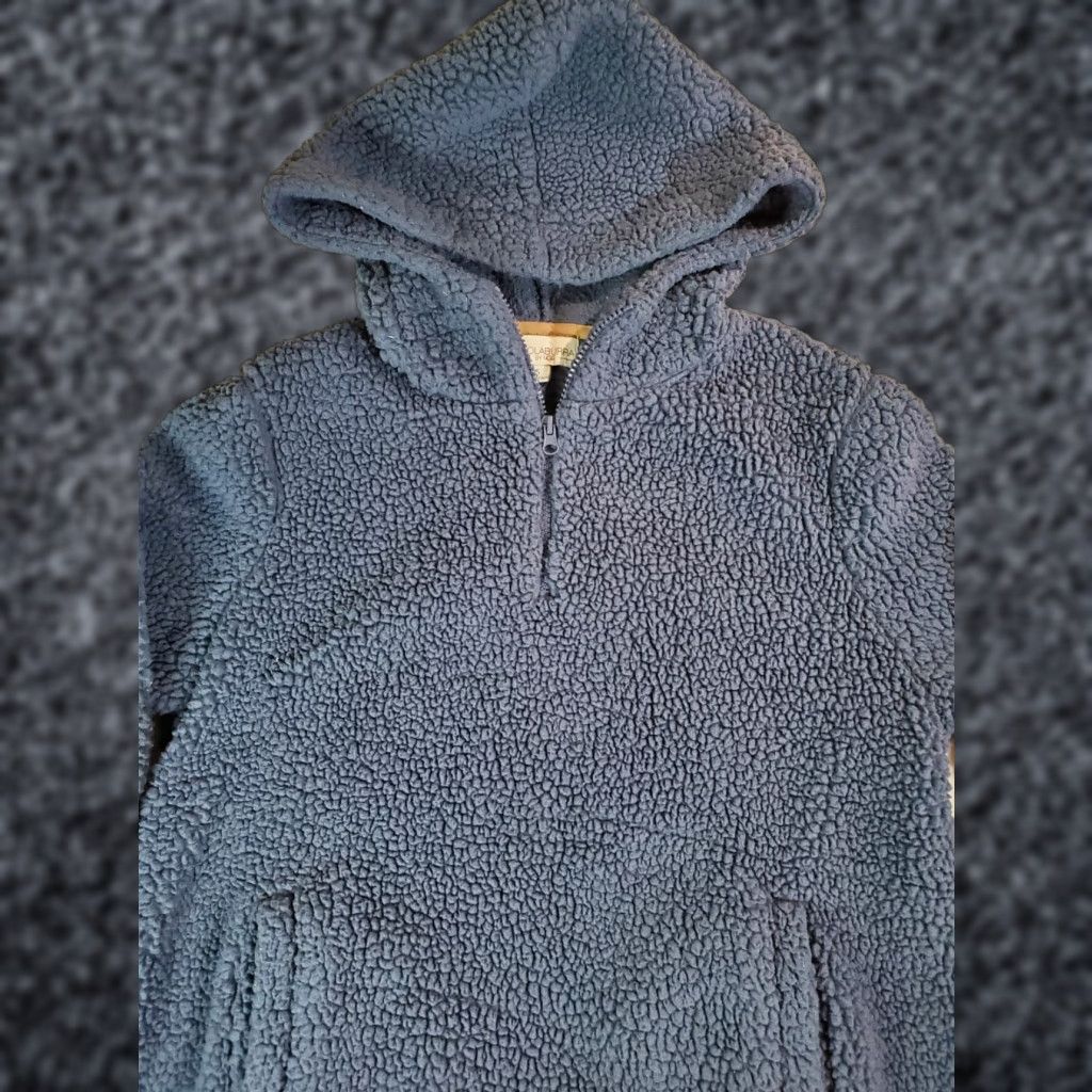 Vintage Koolaburra by UGG Women Hoodie Cozy Brushed Back Sherpa 1/4 Zip Size Sm Blue Size S / US 4 / IT 40 - 1 Thumbnail