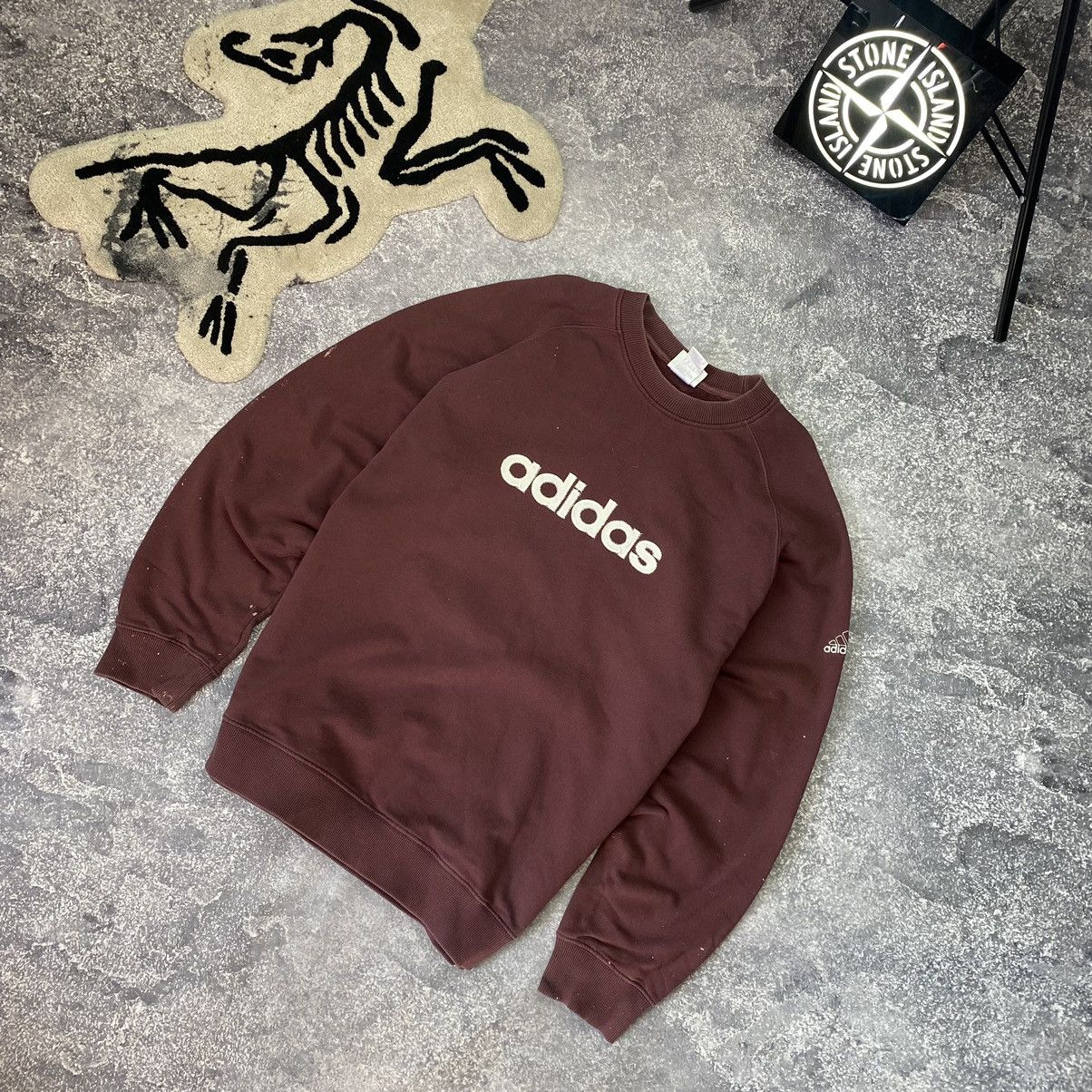 Vintage Vintage Adidas Big Logo 90’s streetwear sweatshirt Size US XL / EU 56 / 4 - 2 Thumbnail