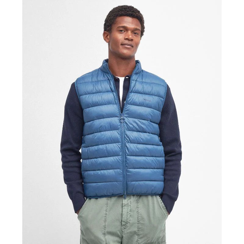Barbour o1y1224 Logo Turtleneck Vest in Pestle Blue Size US S / EU 44-46 / 1 - 3 Thumbnail
