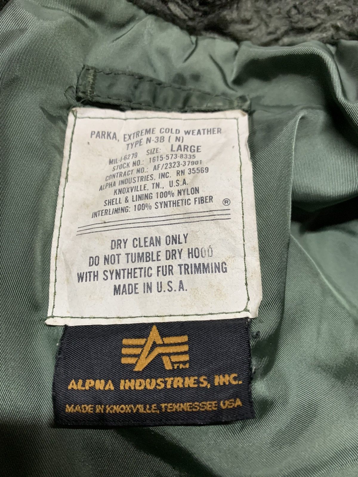 Alpha Industries ALPHA INDUSTRIES KNOX ARMORY SAGA GREEN PARKA JACKET Size US XXL / EU 58 / 5 - 15 Thumbnail