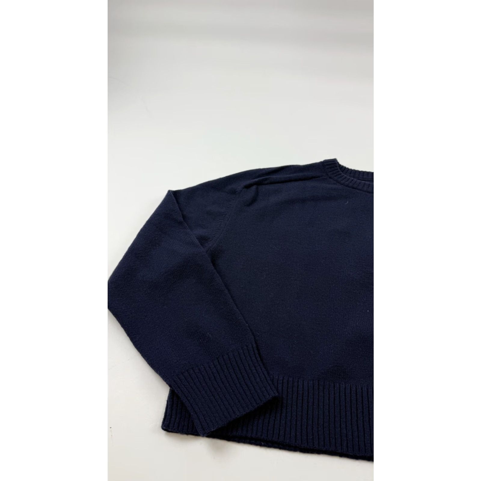 Gap Gap Sweater Womens MT Tall Navy Blue Merino Wool Blend Crewneck Knit Pullover Size M / US 6-8 / IT 42-44 - 3 Thumbnail