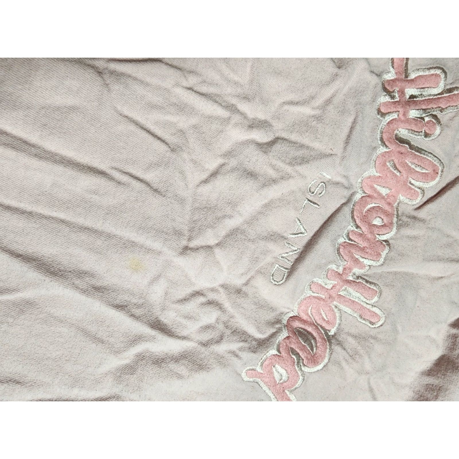 Anvil VINTAGE Anvil 90s T-Shirt 2XL Pink Embroidered Hilton Head Island Souvenir Distressed Mens Size US XXL / EU 58 / 5 - 5 Thumbnail