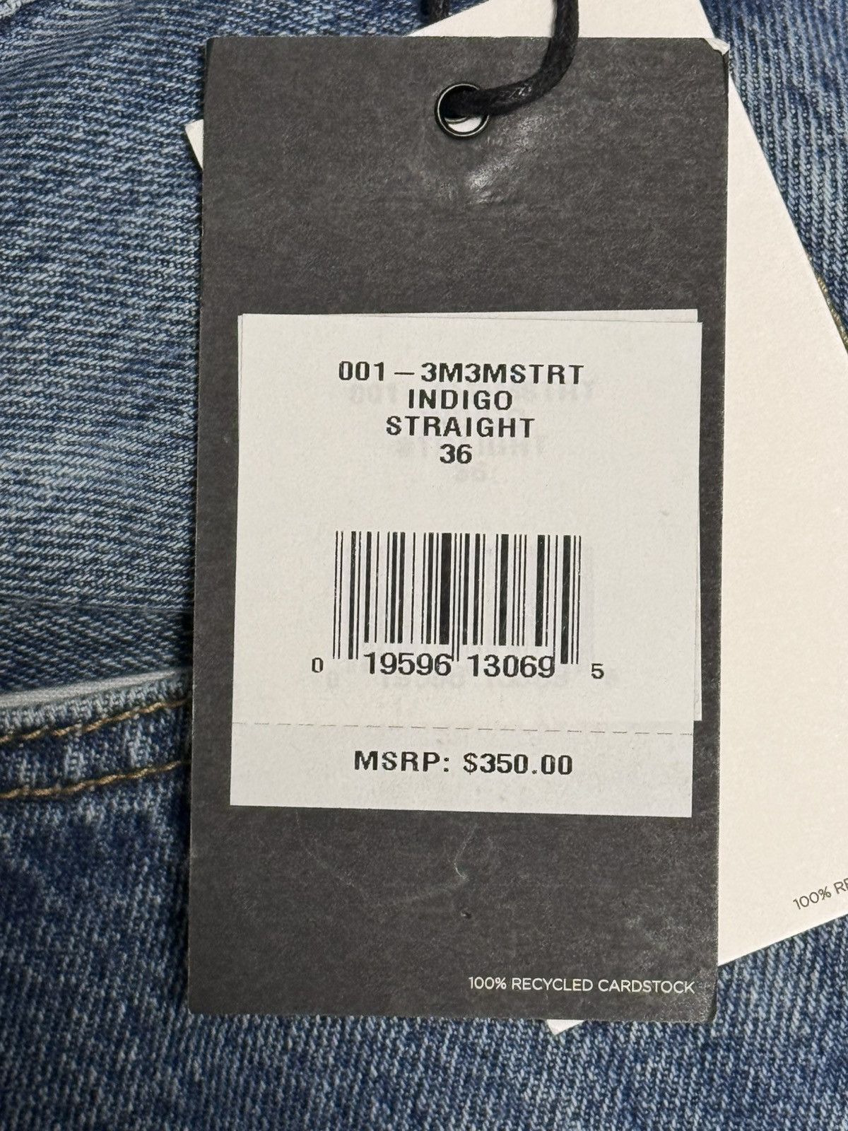 RE/DONE NWT RE/DONE Men’s 1401 Straight Leg Jeans – Worn In Blue Size US 36 / EU 52 - 17 Thumbnail