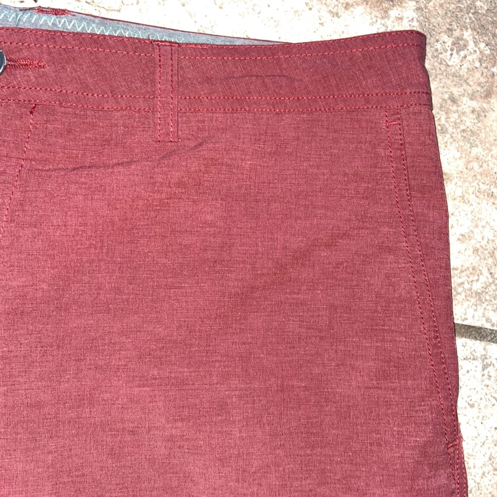 Vintage Linksoul Red Golf Shorts Bermuda Mens Size 38 Red Size US 38 / EU 54 - 2 Thumbnail