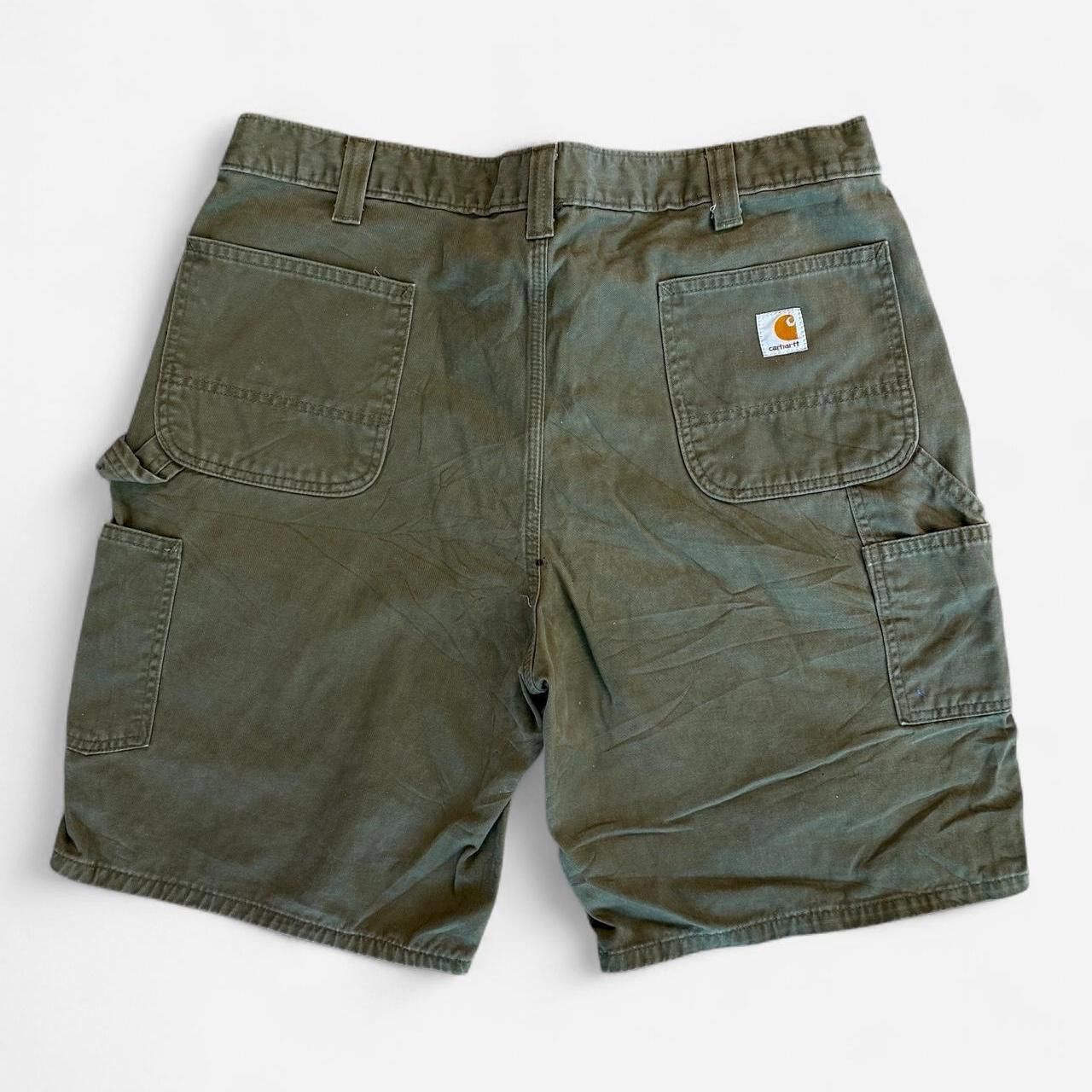 Carhartt Carhartt Men's green khaki Shorts Size US 40 / EU 56 - 2 Thumbnail