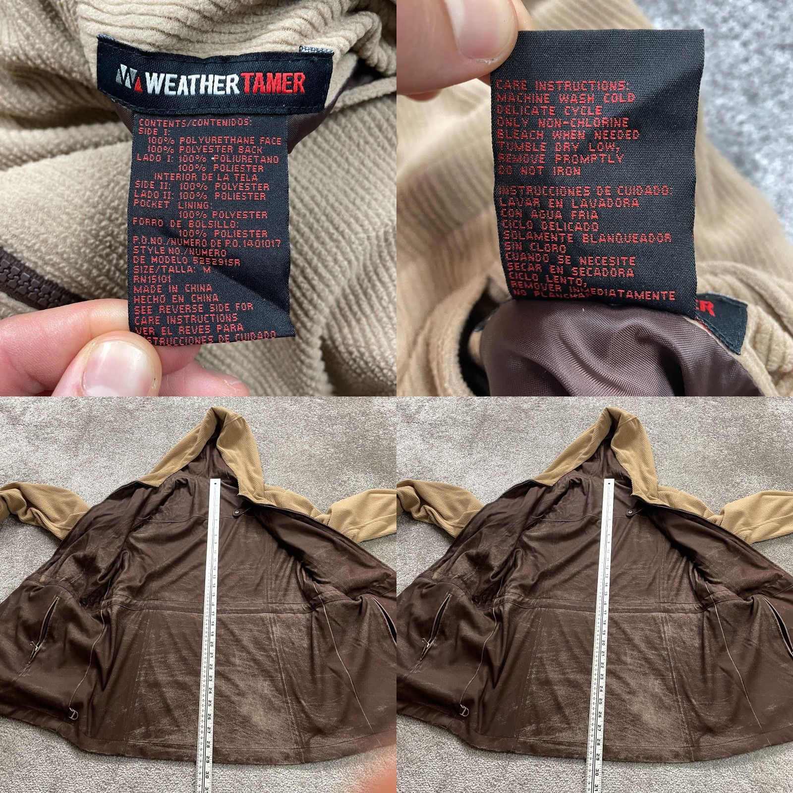 Vintage Weather Tamer Jacket Womens Reversible Hooded Full Zip Corduroy Brown M Size M / US 6-8 / IT 42-44 - 8 Thumbnail