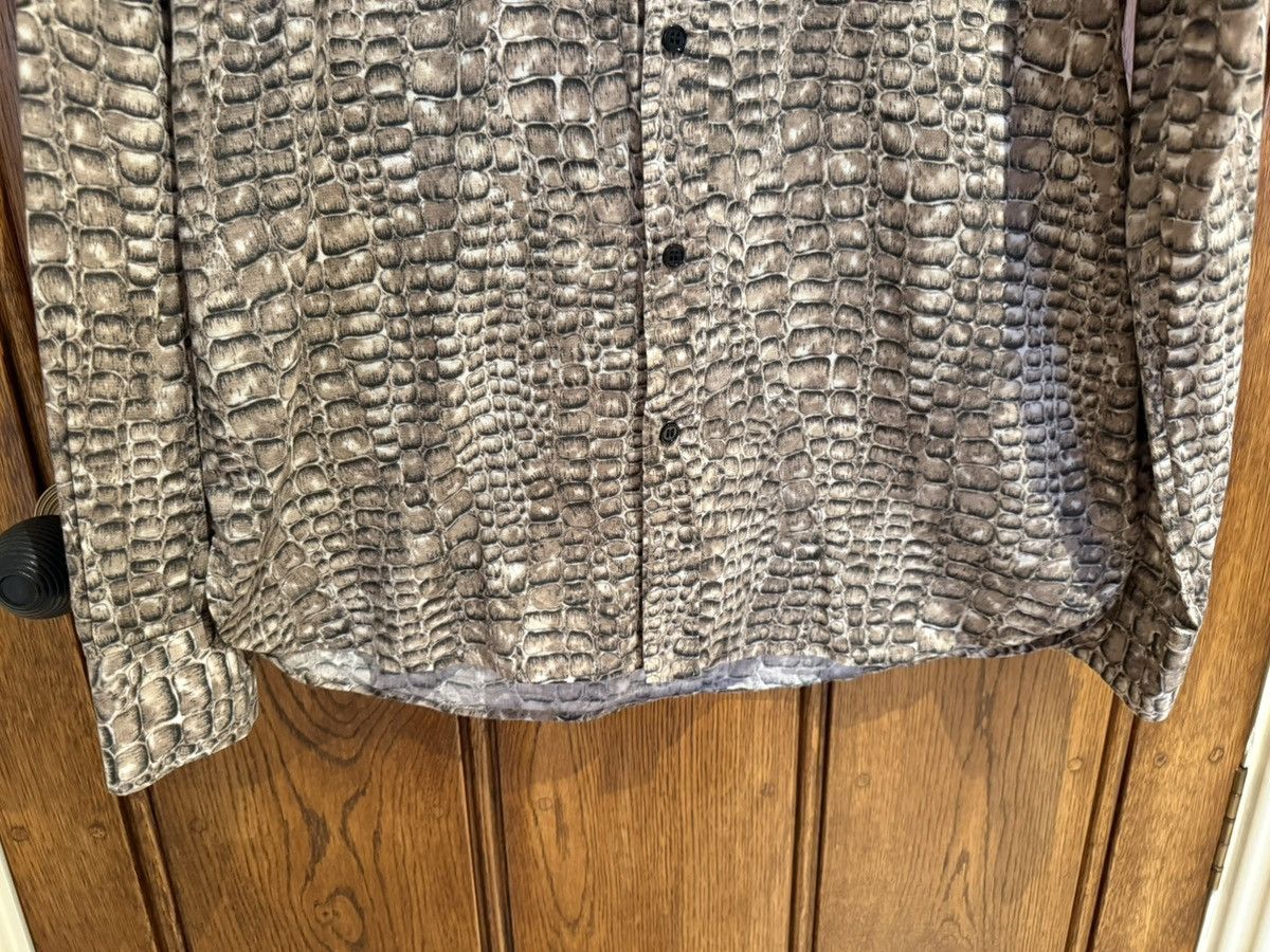 Saint Laurent Paris SS14 Saint Laurent crocodile shirt Hedi Slimane 40 Size US L / EU 52-54 / 3 - 14 Thumbnail
