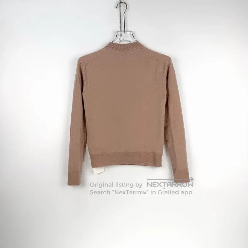 Hermes Hermes Pinkish cashmere sweater with large logo Size XXS / US 00 / IT 34 - 4 Thumbnail