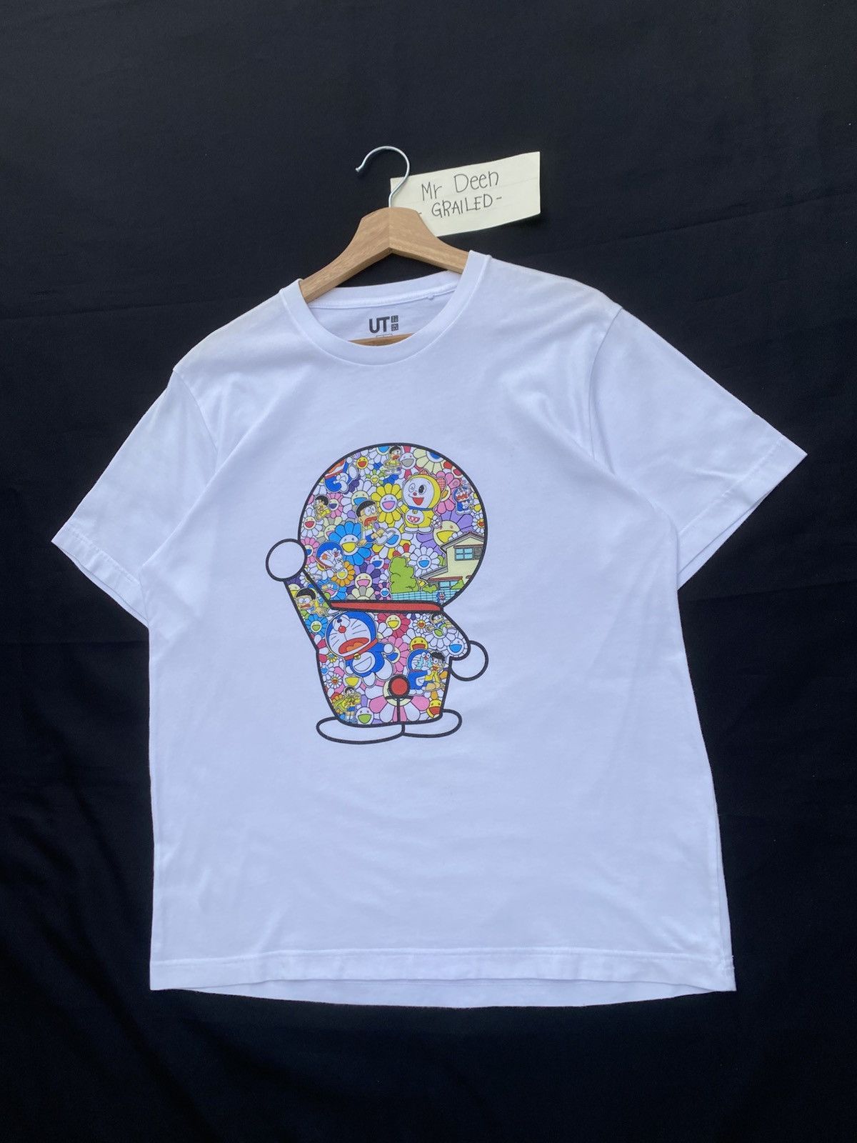 Takashi Murakami × Uniqlo Rare Uniqlo x Takashi Murakami Doraemon White Tshirt Size US L / EU 52-54 / 3 - 4 Thumbnail
