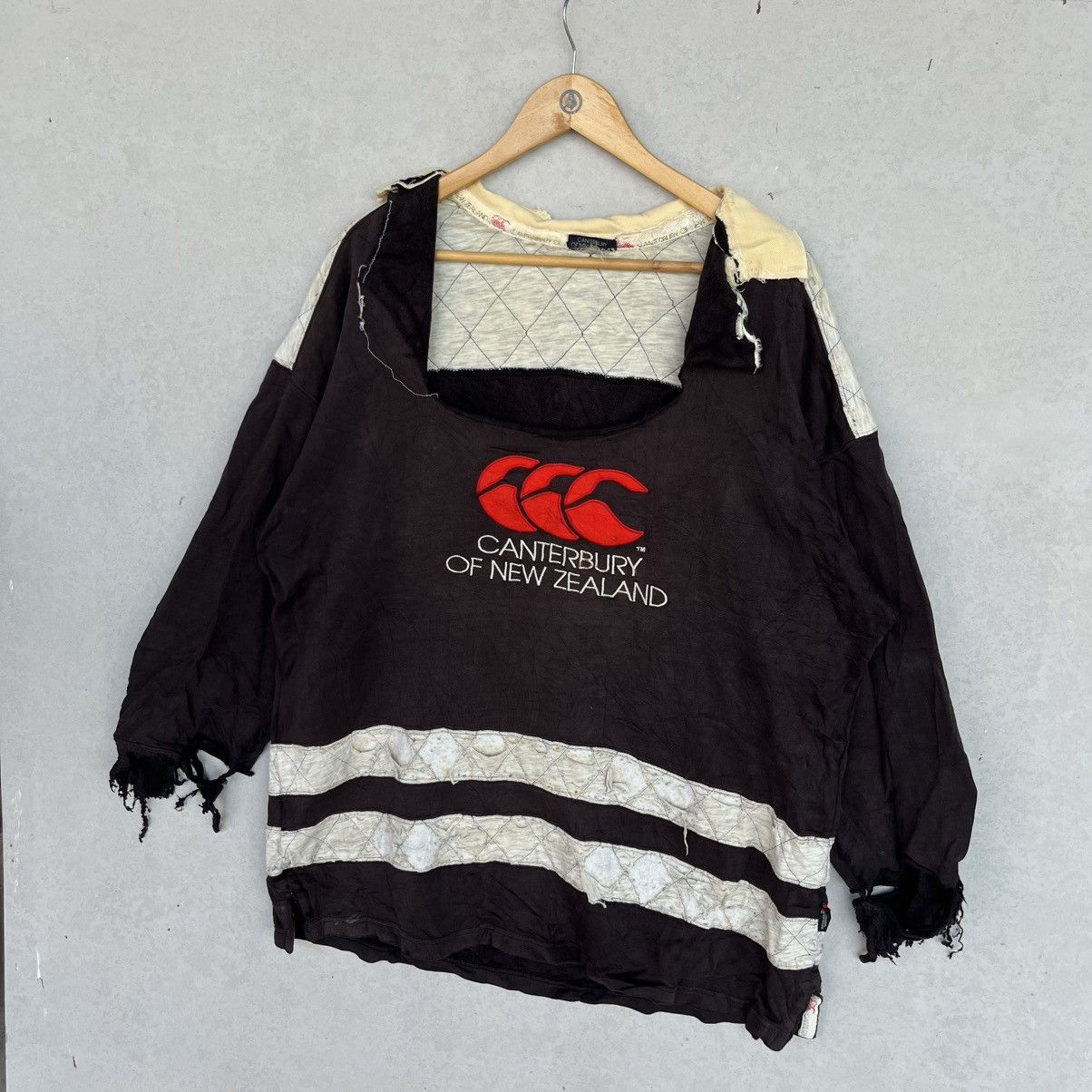 Other Vintage Distressed Black Canterbury Windbreaker Size XXL Size US XXL / EU 58 / 5 - 2 Thumbnail
