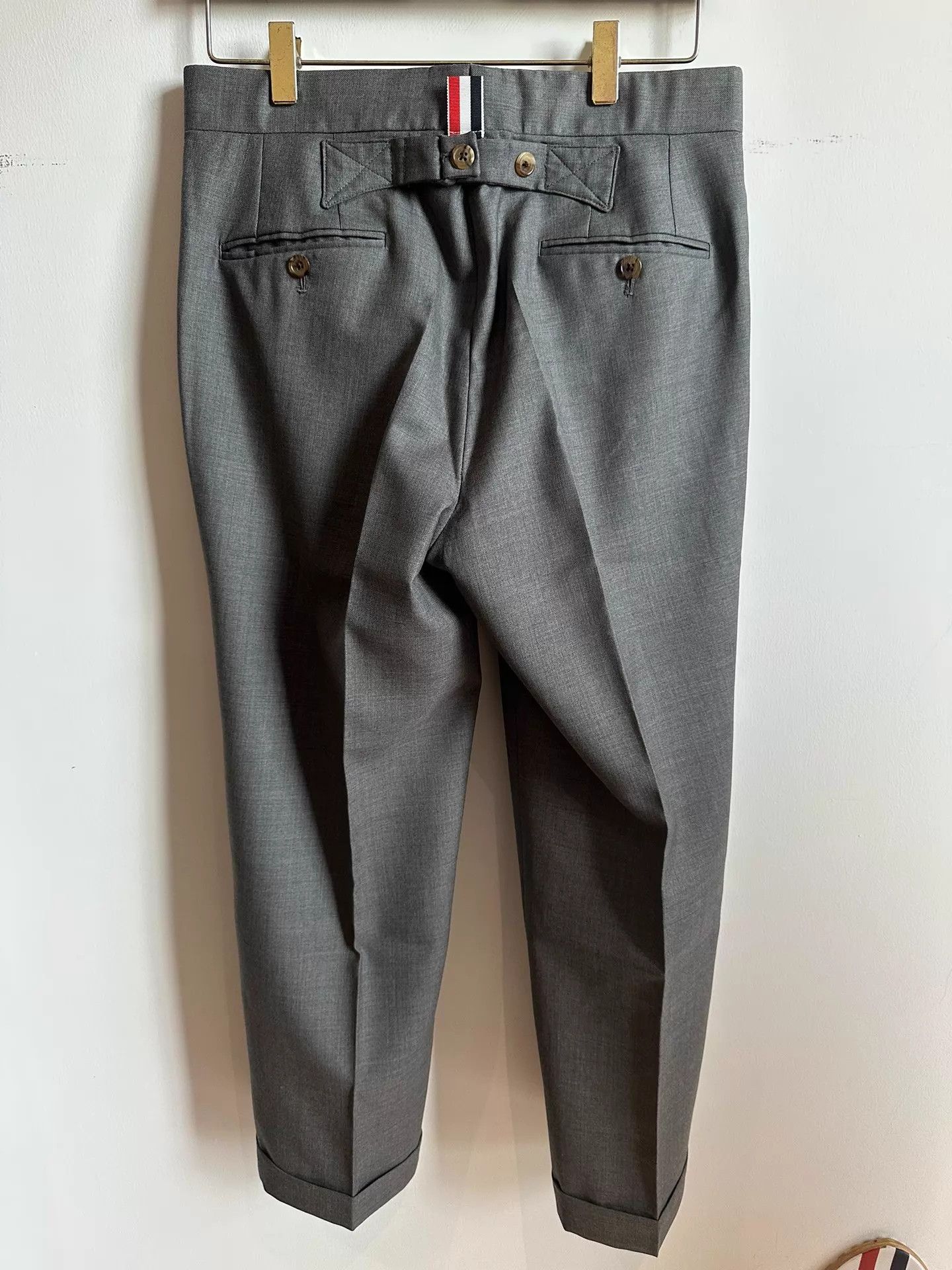 Thom Browne Thom Browne Classic Suit Mid Gray Size 0 100% Wool Size US XS / EU 42 / 0 - 5 Thumbnail