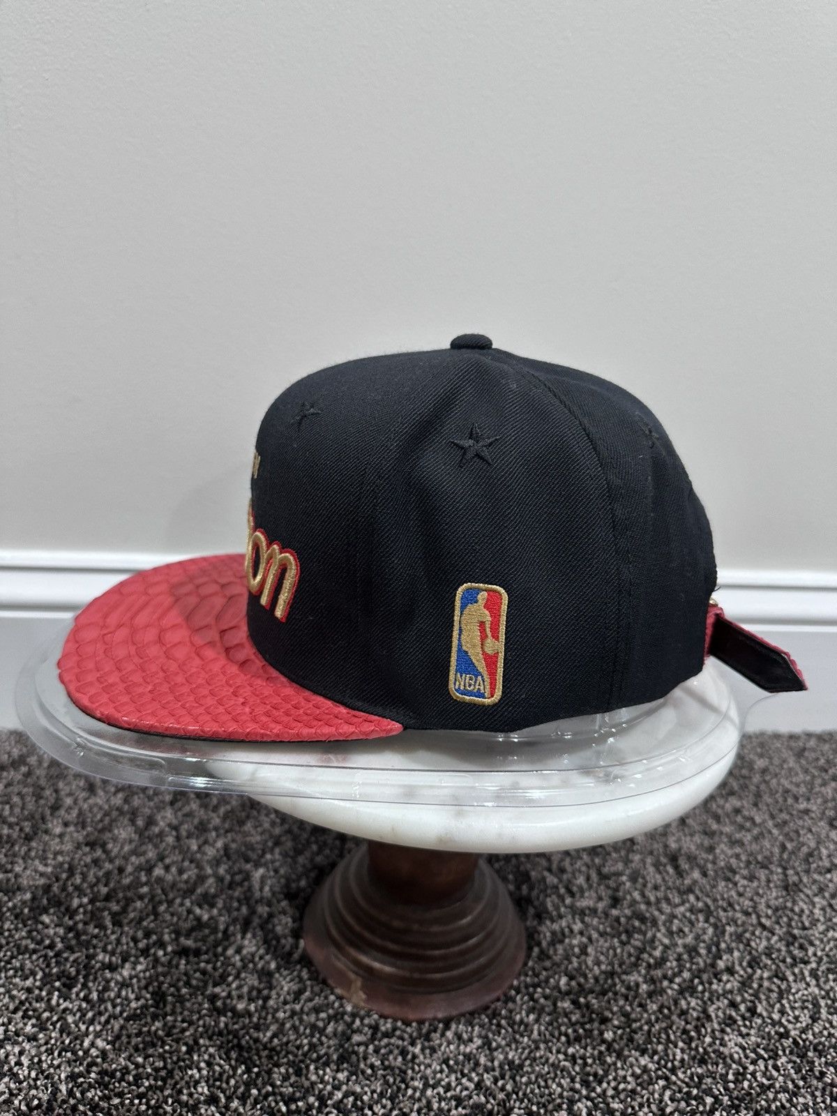 Just Don × Mitchell & Ness Just Don x Mitchell & Ness 76ers Allen Iverson Black Hat Size ONE SIZE - 4 Thumbnail
