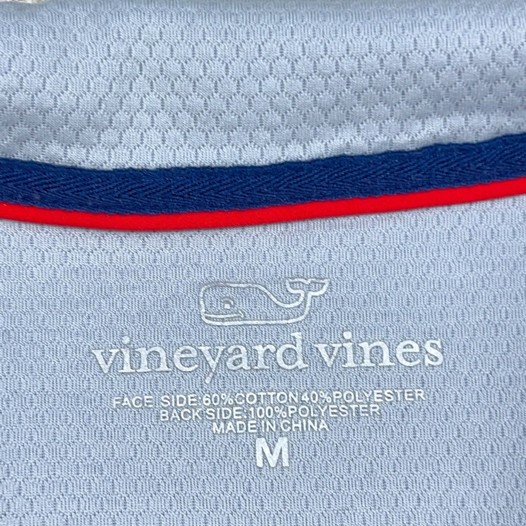 Vineyard Vines VINEYARD VINES Sweater Men M Blue Pullover 1/4 Zip Performance Colorblock Logo Size US M / EU 48-50 / 2 - 4 Thumbnail