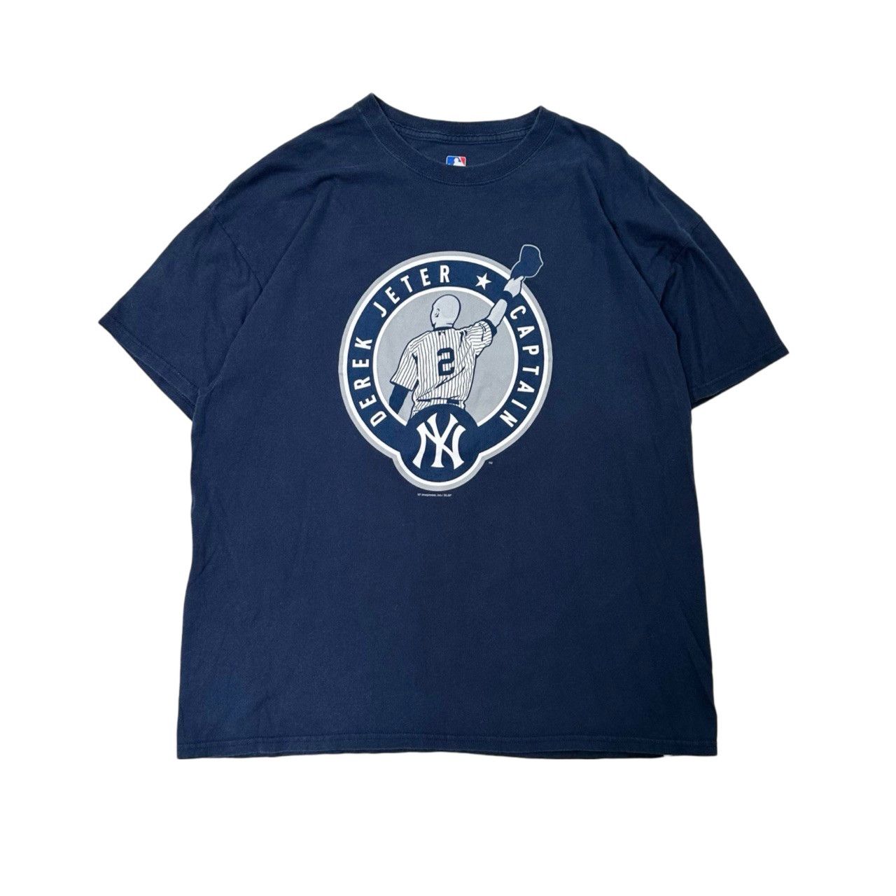 Vintage Vintage 00s Derek Jeter Captain New York Yankees Retirement Size US XL / EU 56 / 4 - 1 Thumbnail