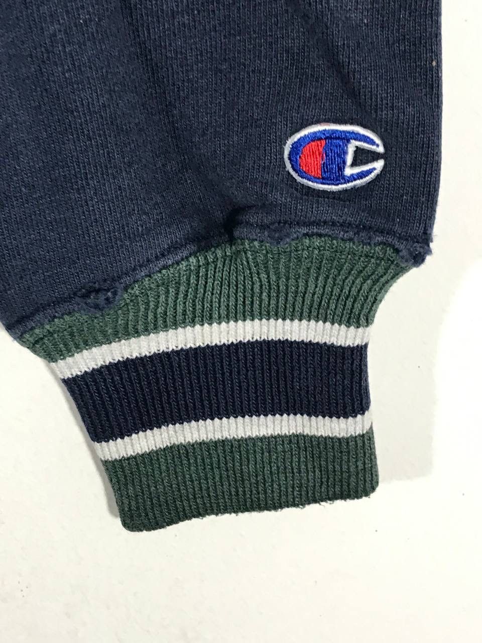 Champion Vintage 90s champion big logo embroidered ringer Size US XL / EU 56 / 4 - 4 Thumbnail