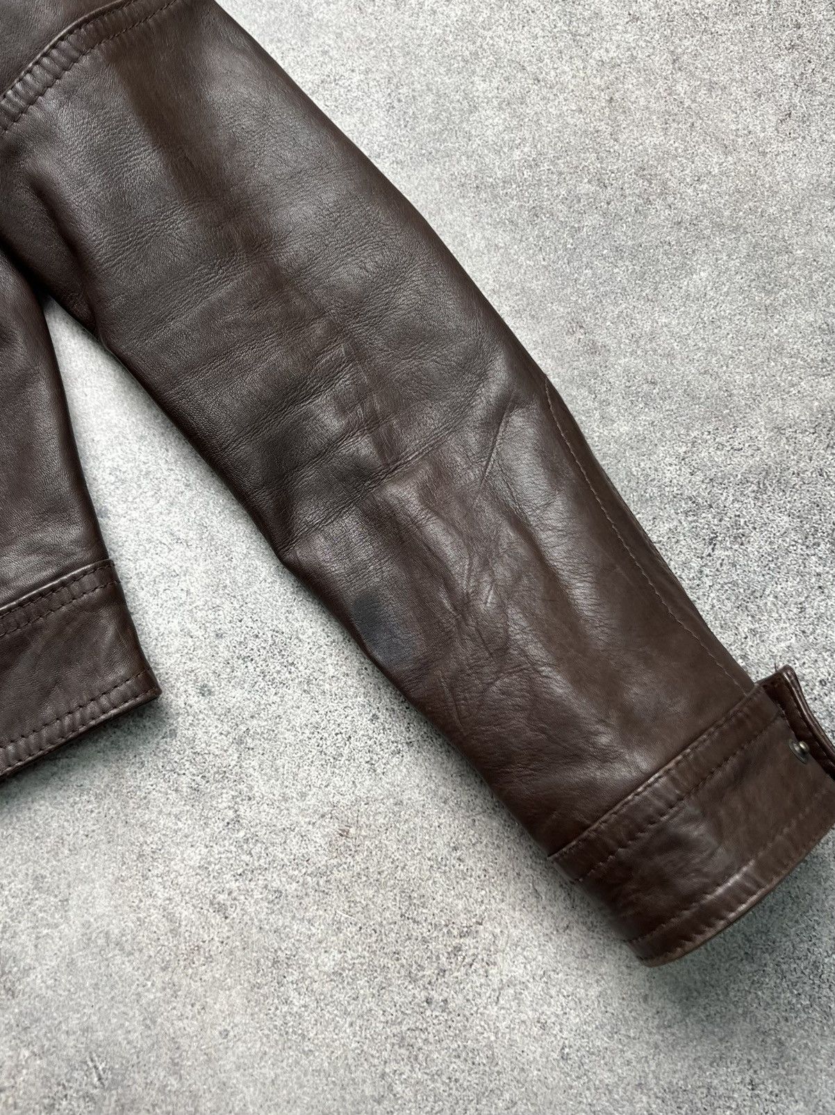 Vintage Vintage boho avant garde gorgeous leather belted jacket Size XS / US 0-2 / IT 36-38 - 3 Thumbnail