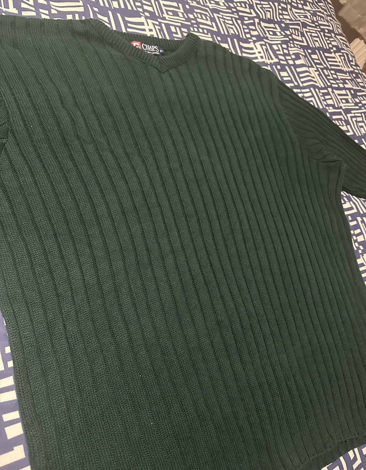 Chaps Ralph Lauren × Vintage Vintage Ralph Lauren Chaps Knit jumper Size US XL / EU 56 / 4 - 2 Thumbnail