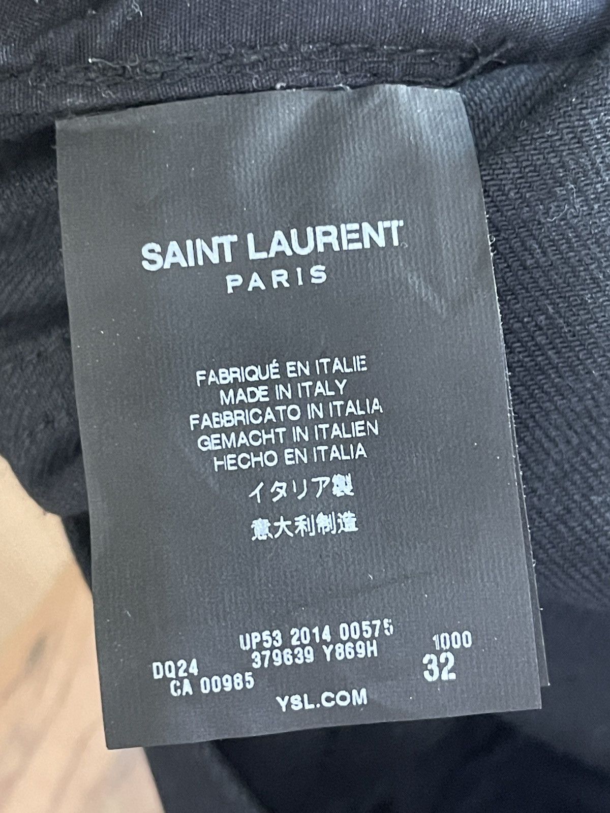 Hedi Slimane × Saint Laurent Paris Saint Laurent SS15 runway western cowboy jeans sz32 Size US 32 / EU 48 - 5 Thumbnail