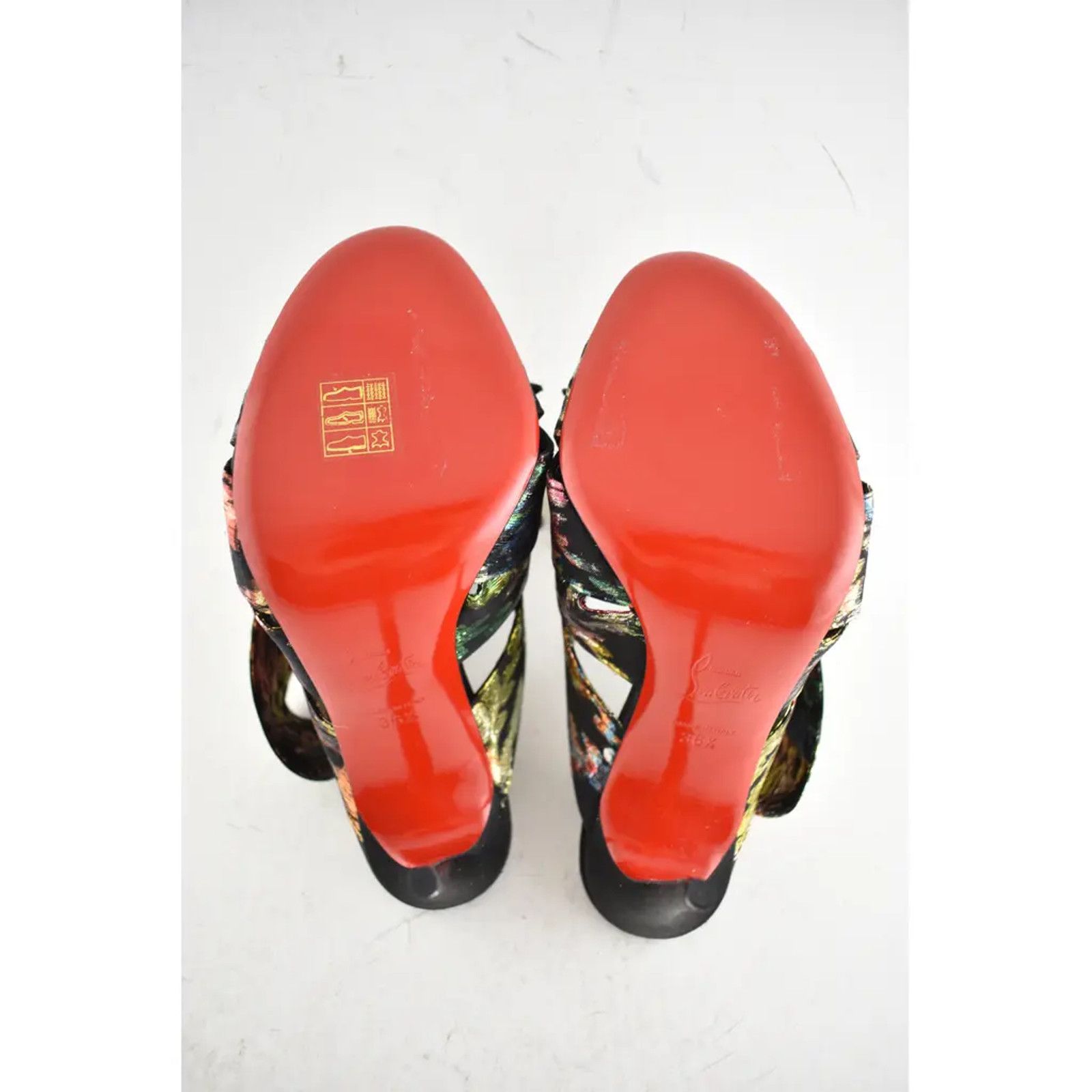 Christian Louboutin Samouraissa 100 Black Backless Sandal Mule Heel Pump 36.5 Size US 6.5 / IT 36.5 - 10 Thumbnail