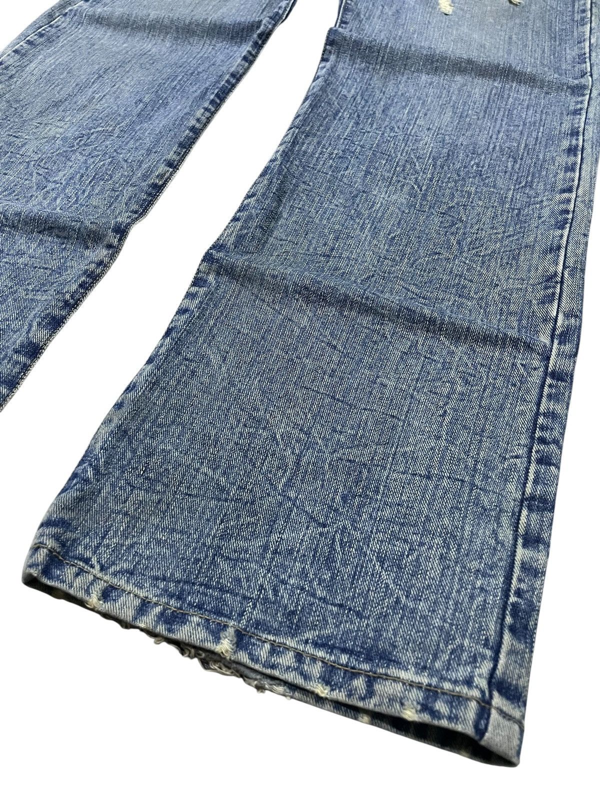5351 POUR LES HOMMES × Japanese Brand × Tornado Mart Edge Rupert G land Asymmetrical Leather Pocket Rivets Jeans Size US 32 / EU 48 - 8 Thumbnail