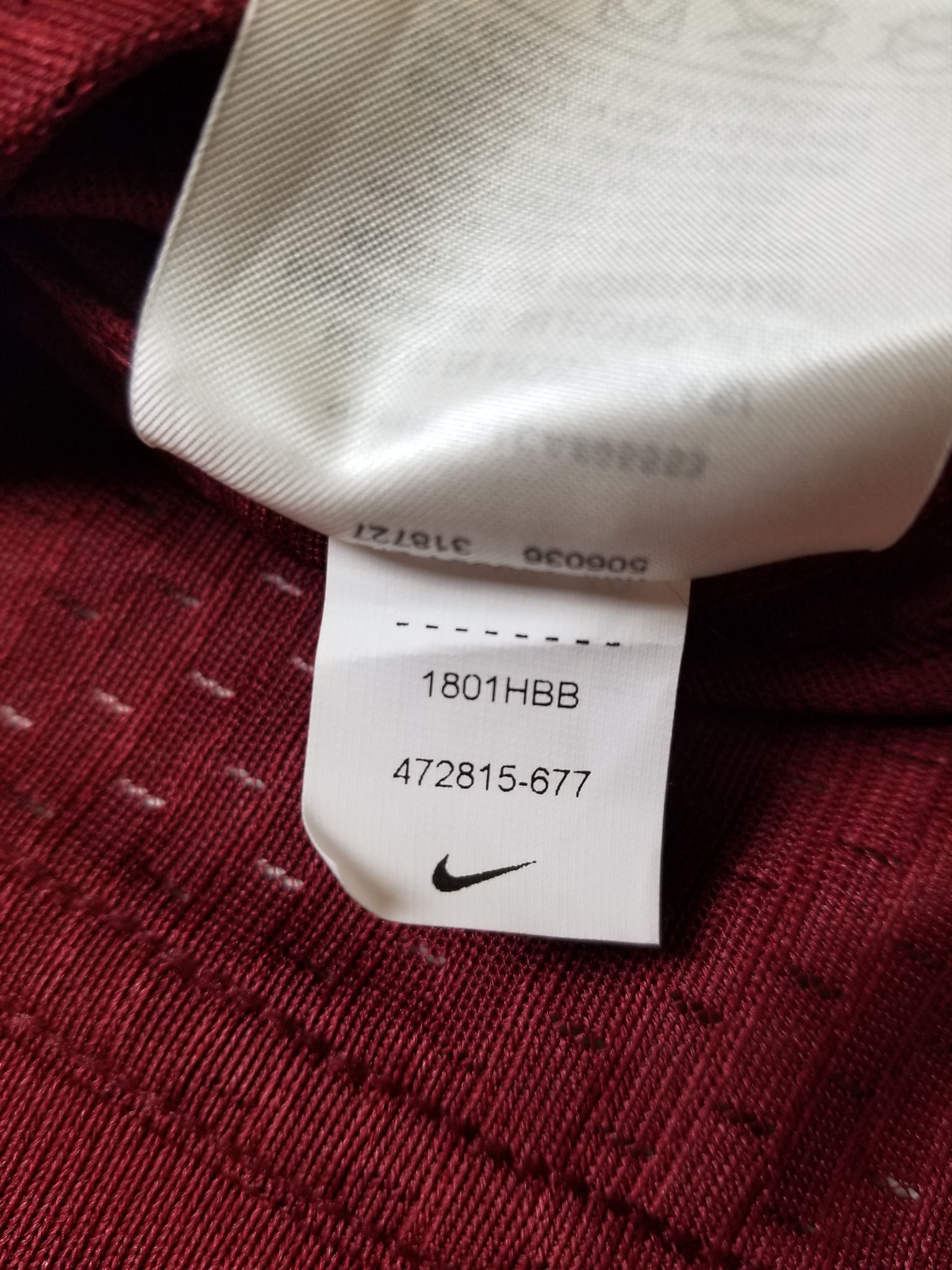 Nike Nike Washington Redskins Swearinger #36 Burgundy NFL Jersey Size US XL / EU 56 / 4 - 14 Thumbnail