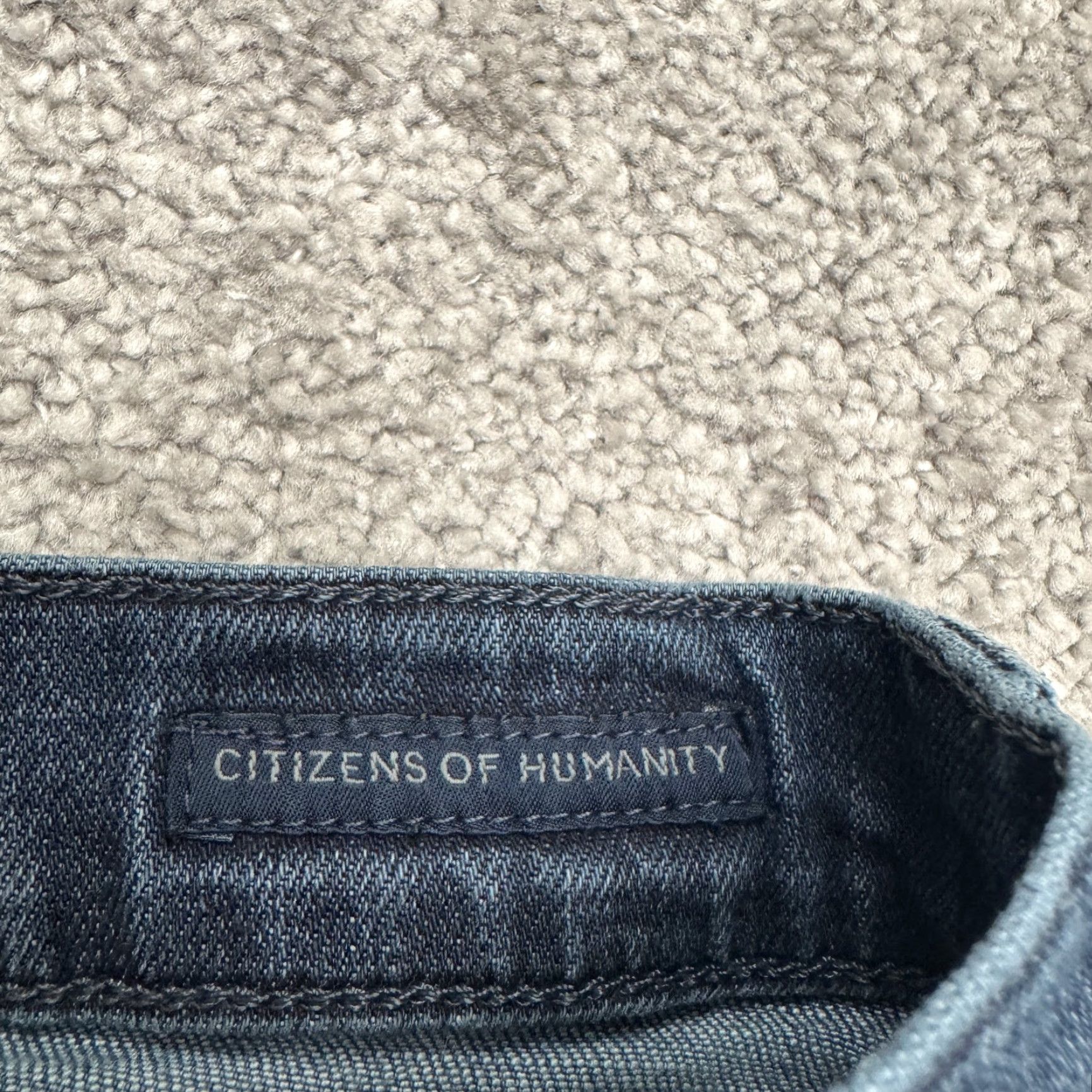 Citizens Of Humanity Citizens of Humanity Straight Leg Jeans Mens 33x33 Blue Dark Wash Size US 33 - 6 Thumbnail