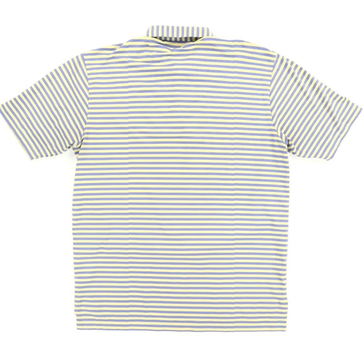 Vintage Pappy & Company Louisville KY Stretch Striped Polo Shirt Yellow Men's L Shirt Size US L / EU 52-54 / 3 - 4 Thumbnail