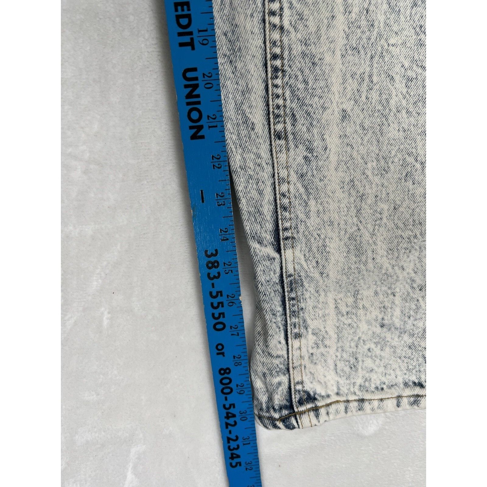 Lee Vintage Lee Acid Wash Blue Denim Jeans Size 26x30 Made In US Size 26" / US 2 / IT 38 - 7 Thumbnail