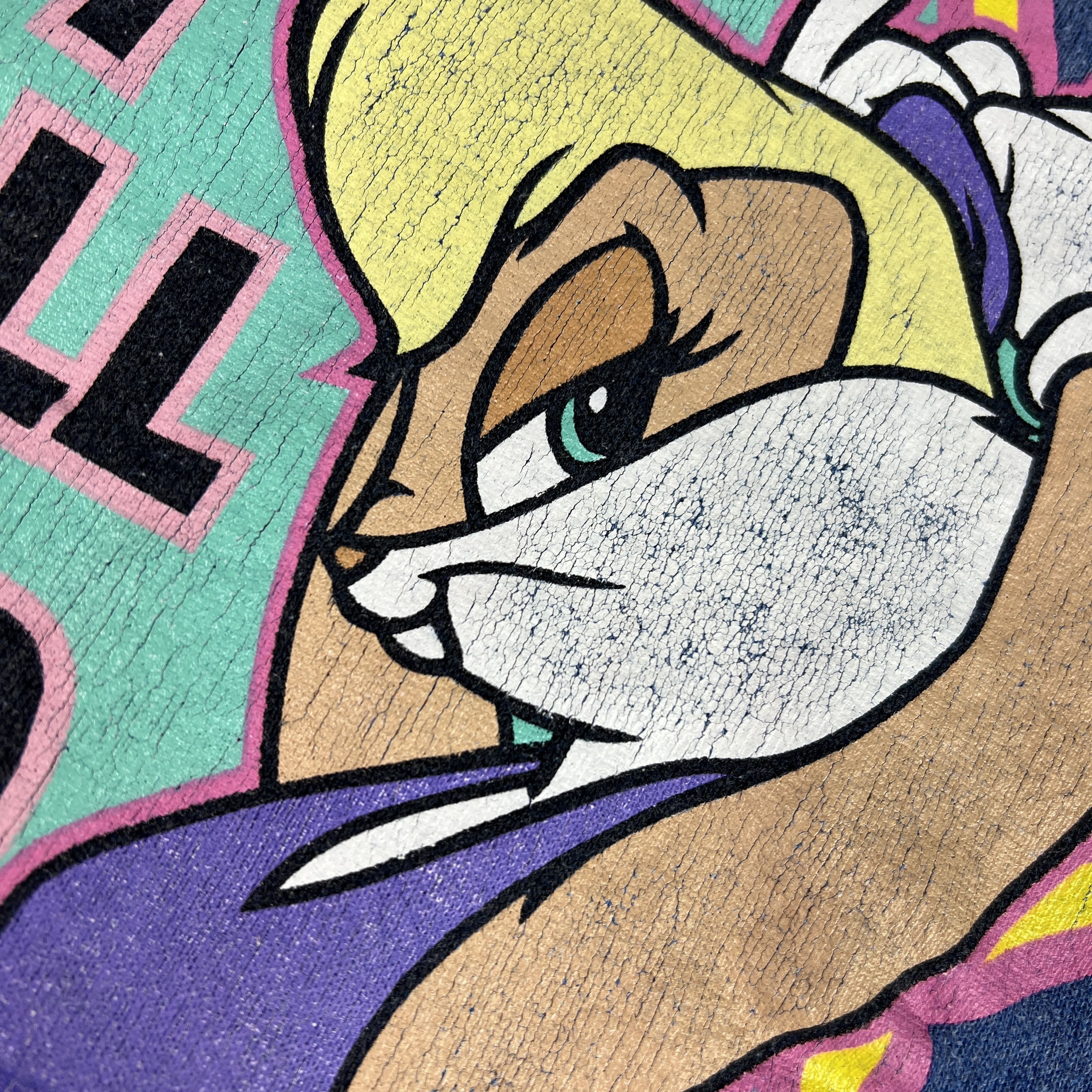 Warner Bros VTG Space Jam Lola Bunny Sweatshirt Dont Call Doll Crewneck Size L / US 10 / IT 46 - 2 Thumbnail