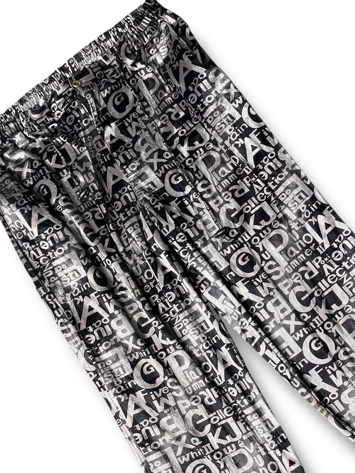 Japanese Brand × Vintage Doux Douce Printed Pants with Adjustable Waist & Ankle (113) Size US 34 / EU 50 - 3 Thumbnail