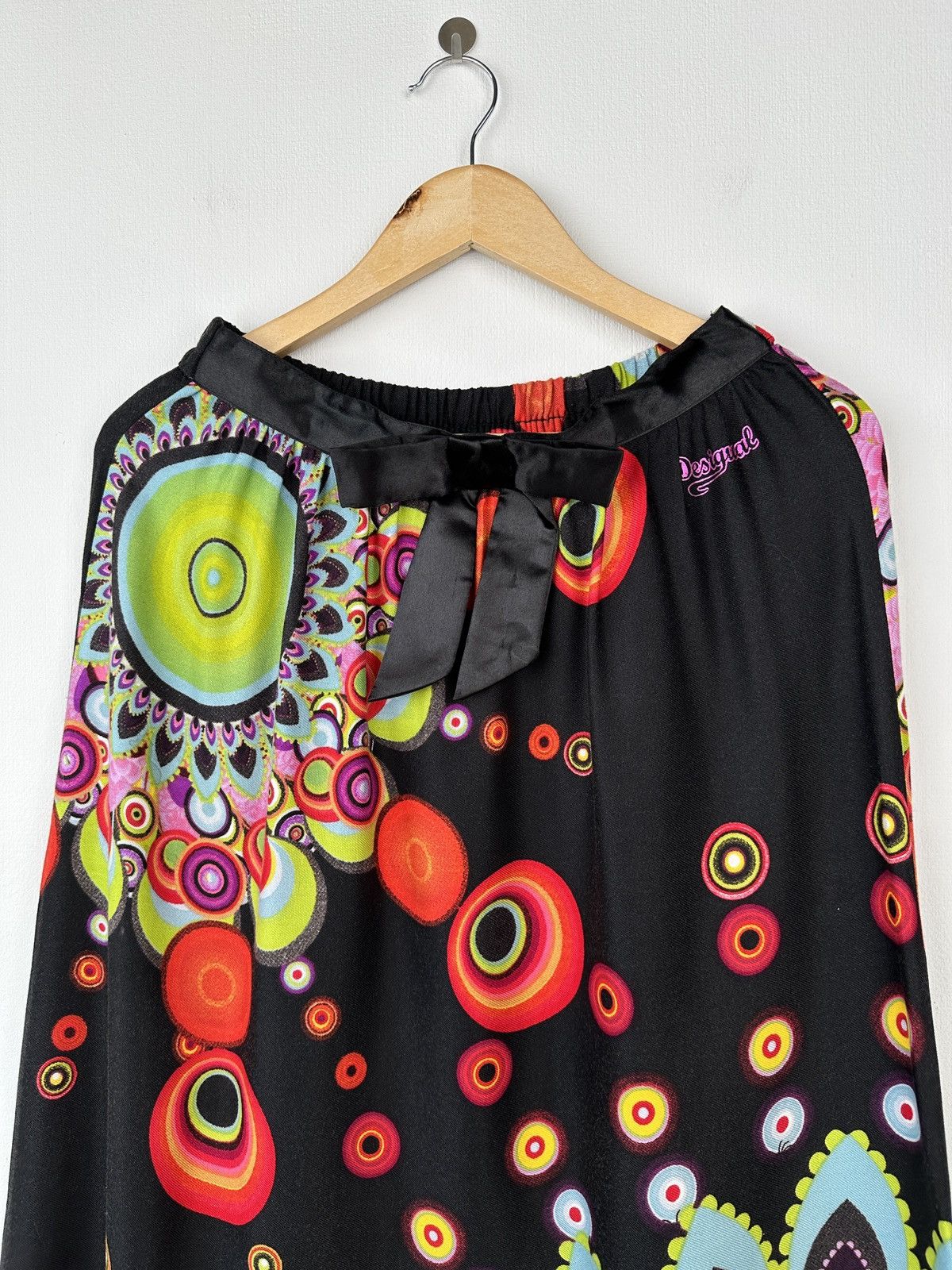 Desigual DESIGUAL Japanese Harem Drop Crotch Multicolor Pants Size 28" / US 6 / IT 42 - 3 Thumbnail